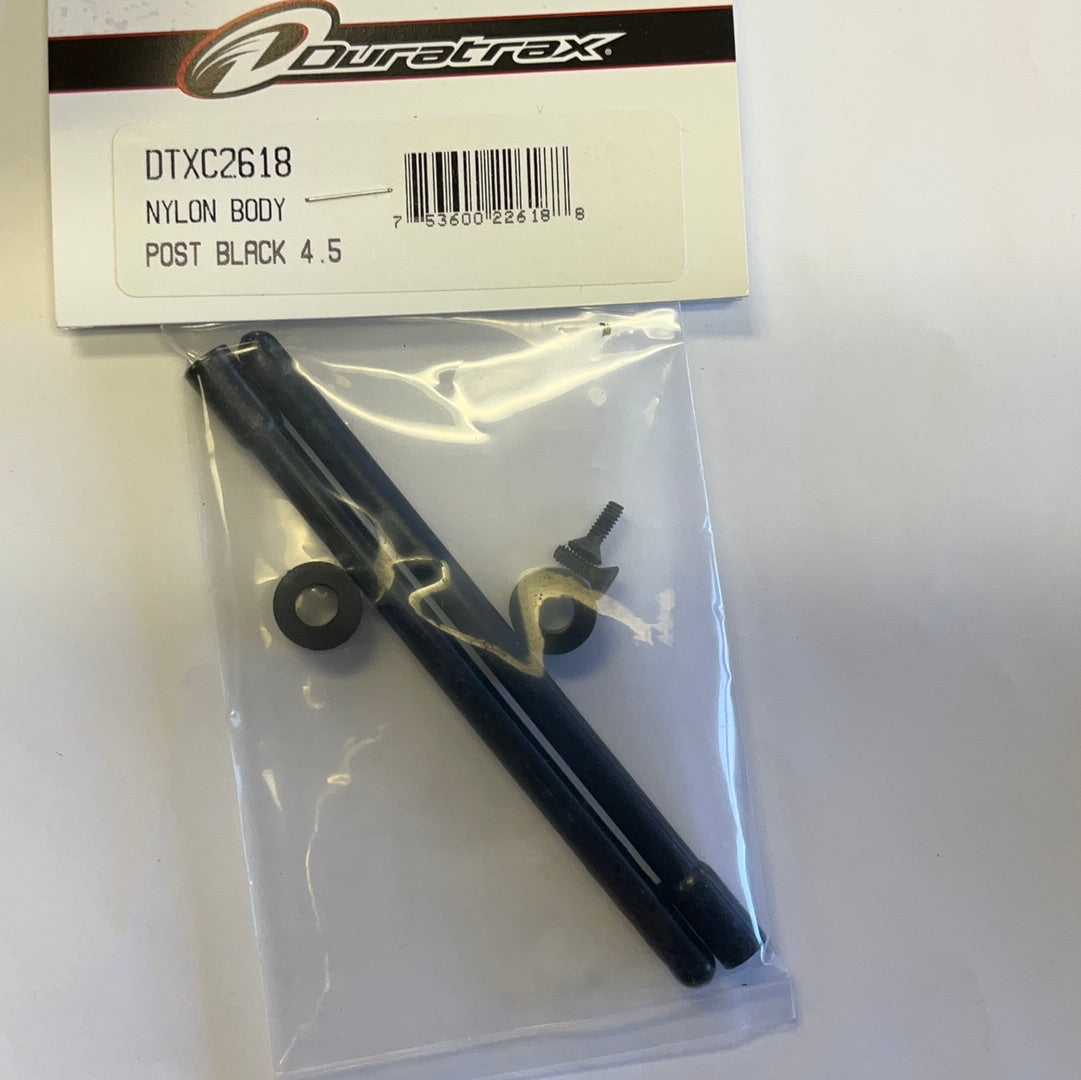 DURATRAX Nylon Body Post, Black 4.5" (2)