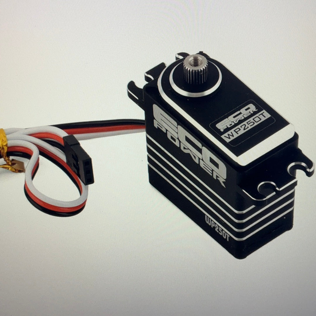 EcoPower WP250T Waterproof MEGA Torque Metal Gear/Metal Case Servo for 1/7 & 1/8 Traxxas™, ARRMA™, Axial™, Losi™ & others