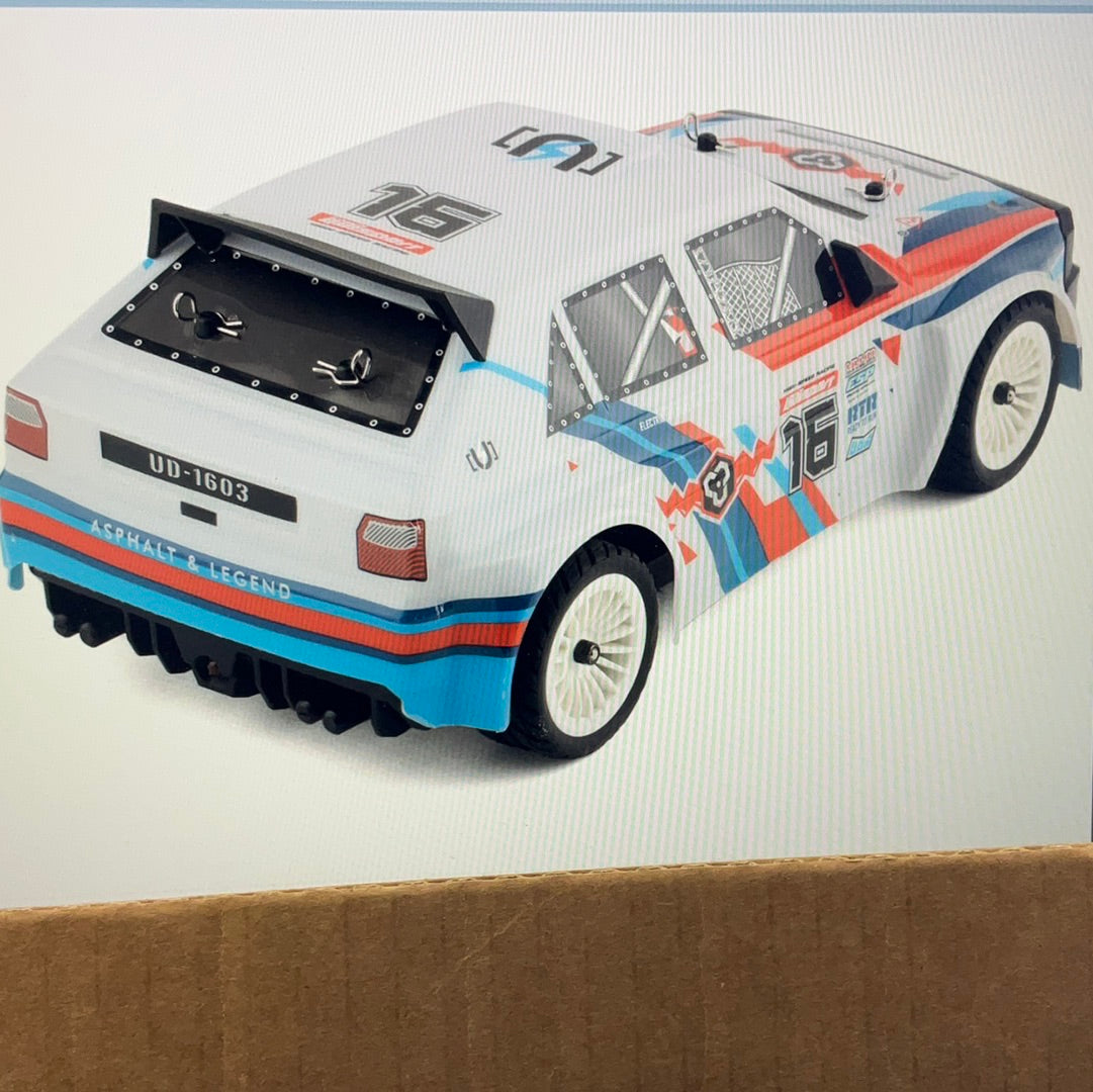 UDI RC Lancia Rally Pro 1/16 4WD RTR Brushless On-Road RC Car w/Drift Tire