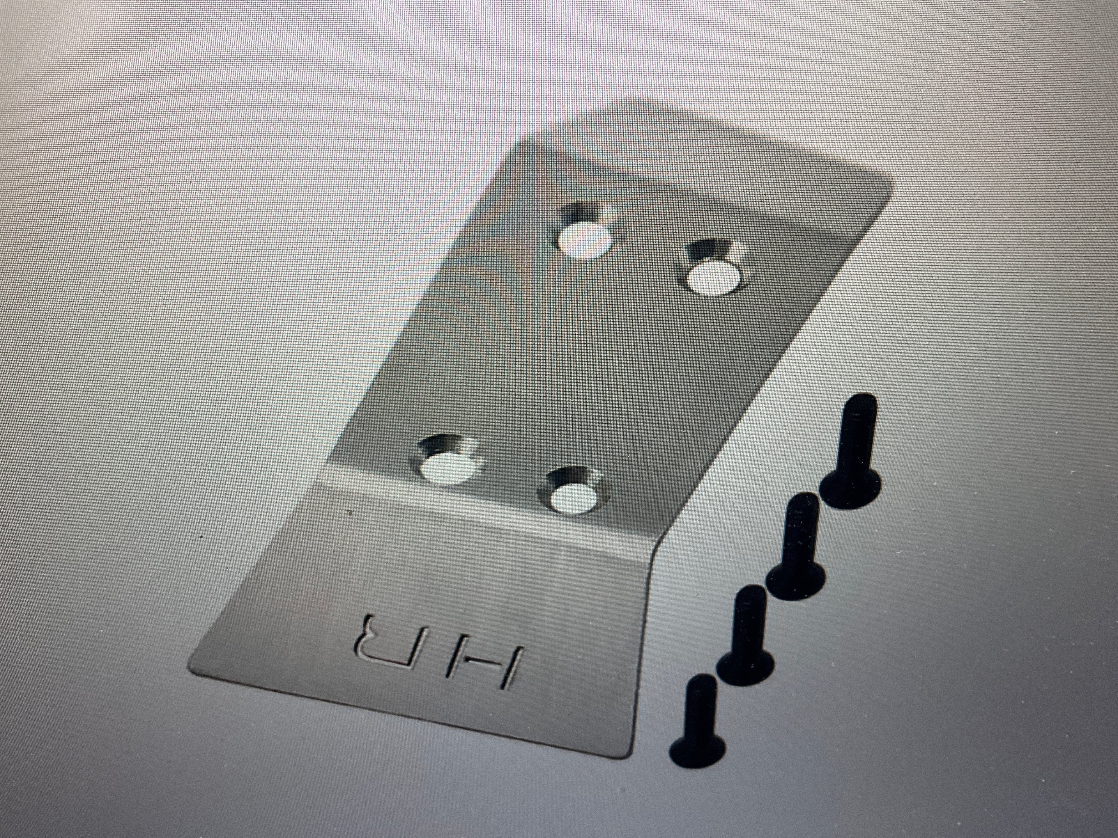 Hot Racing Stainless steel front Skid Plate - GROM