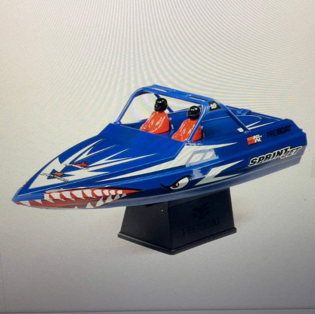Sprintjet 9" Self-Righting Deep-V Jet Boat Brushed RTR