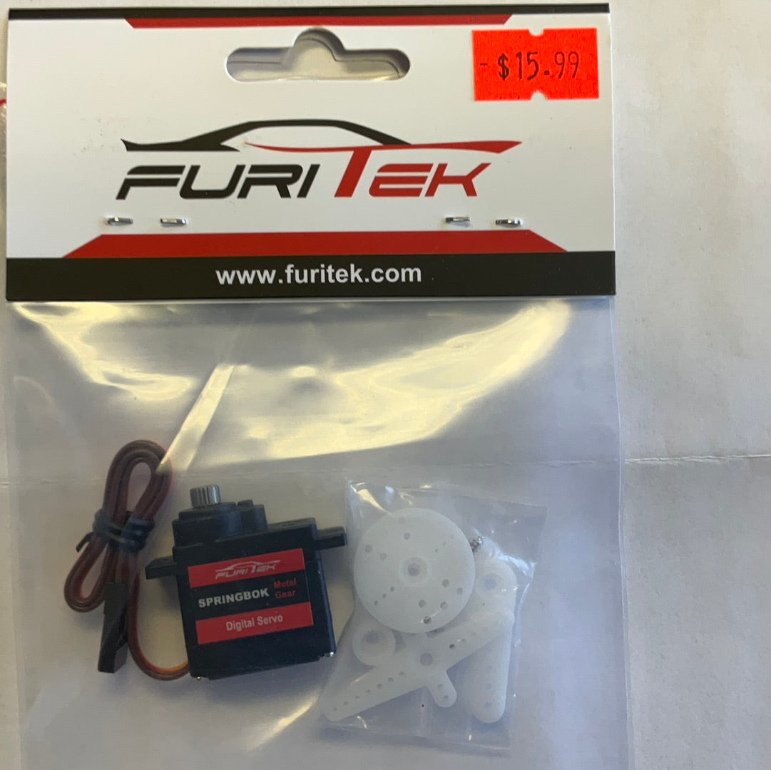 9g servo metal gear Furitek Springbok 9g Digital Metal Gear Servo