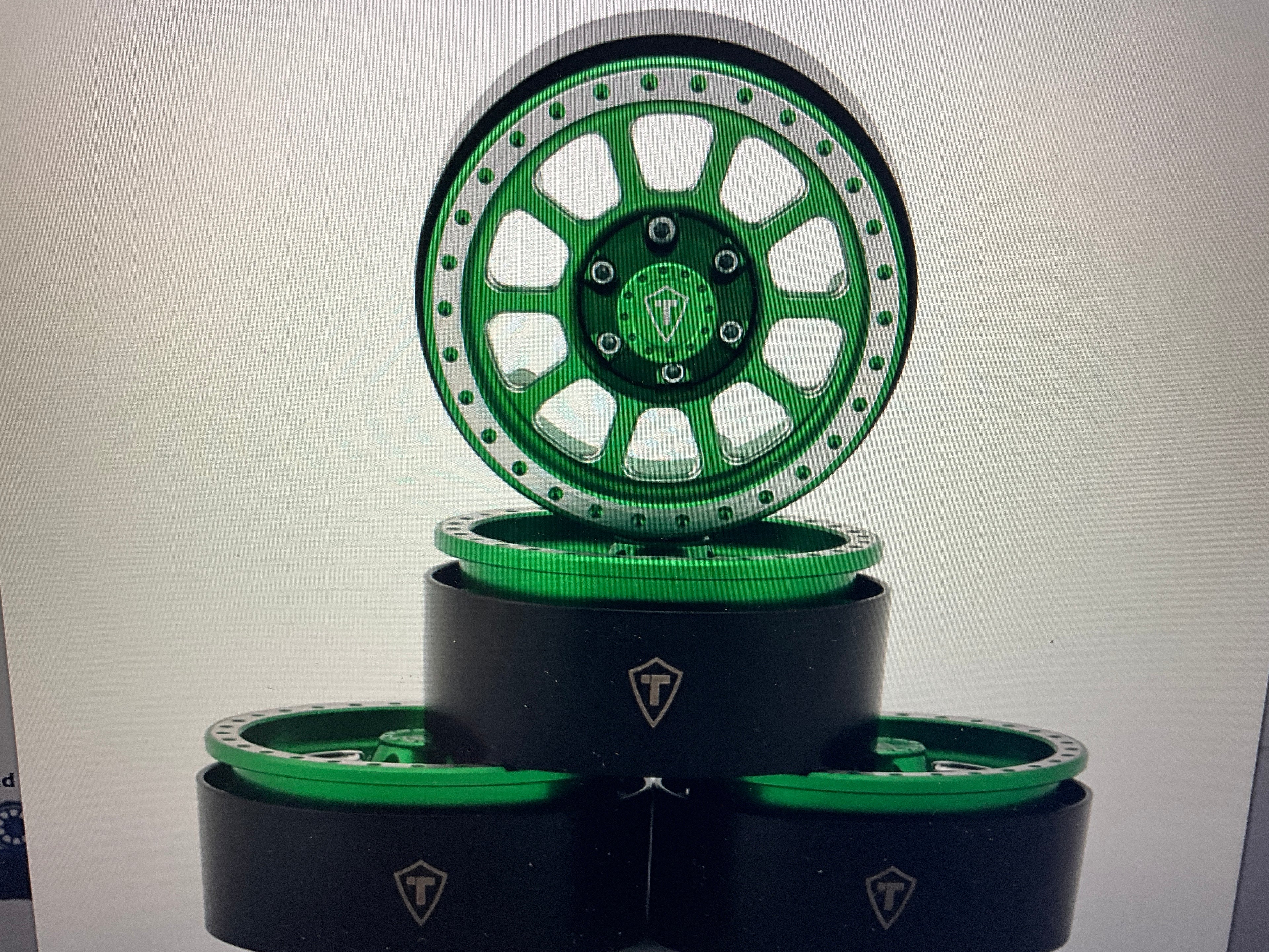 Treal Hobby Type V2 1.9" Beadlock Wheels (4)