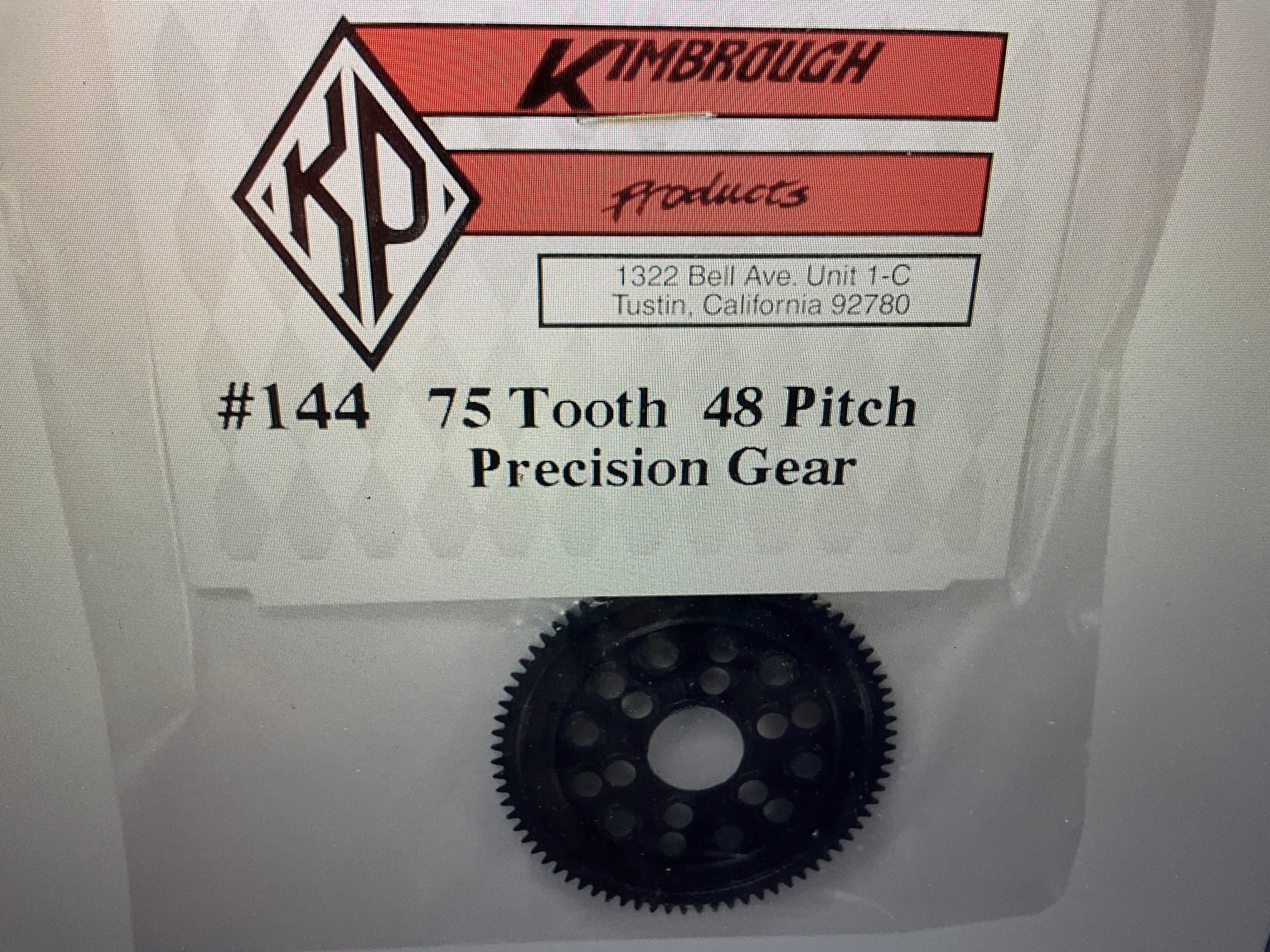 Kimbrough 48P Spur Gear (75T)