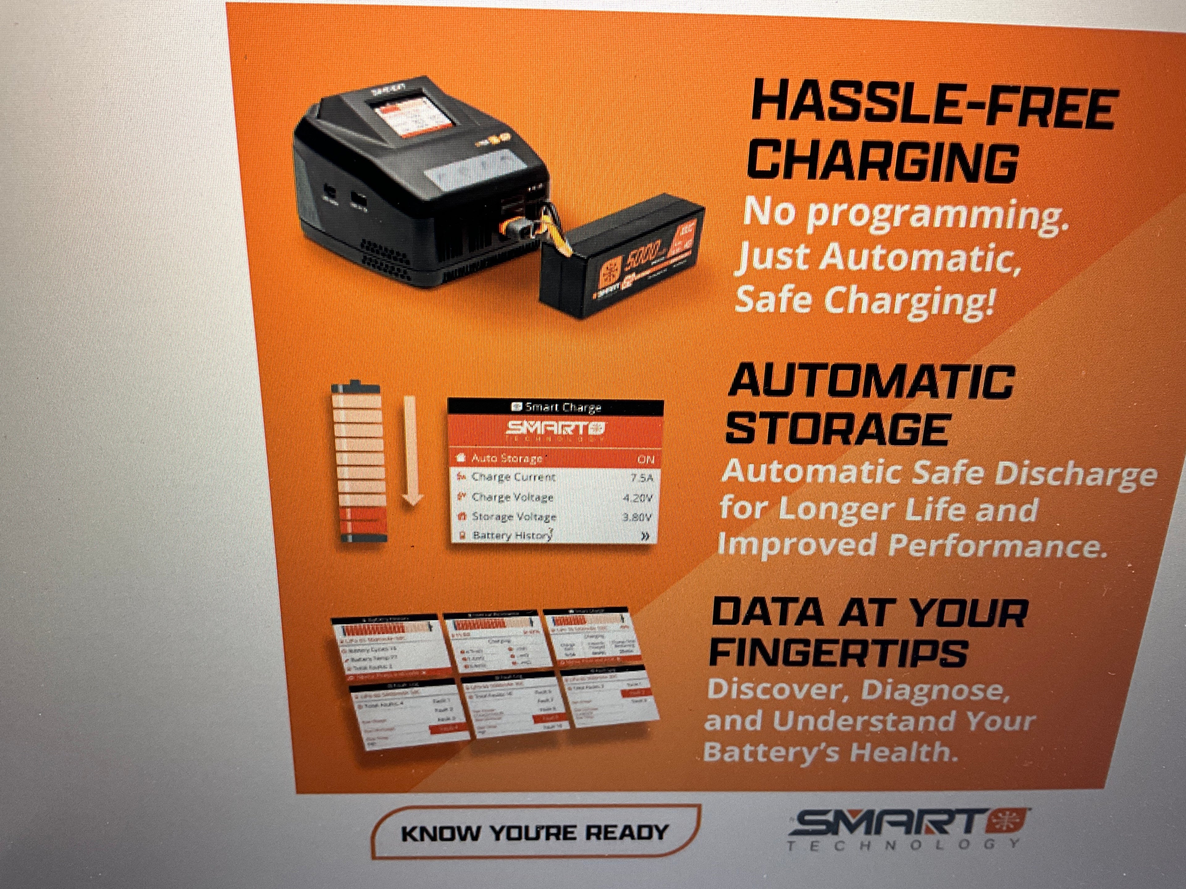 SPEKTRUM Smart Powerstage 6S Surface Bundle: 5000mAh 3S LiPo Battery, IC5 (2) / S2100 Charger