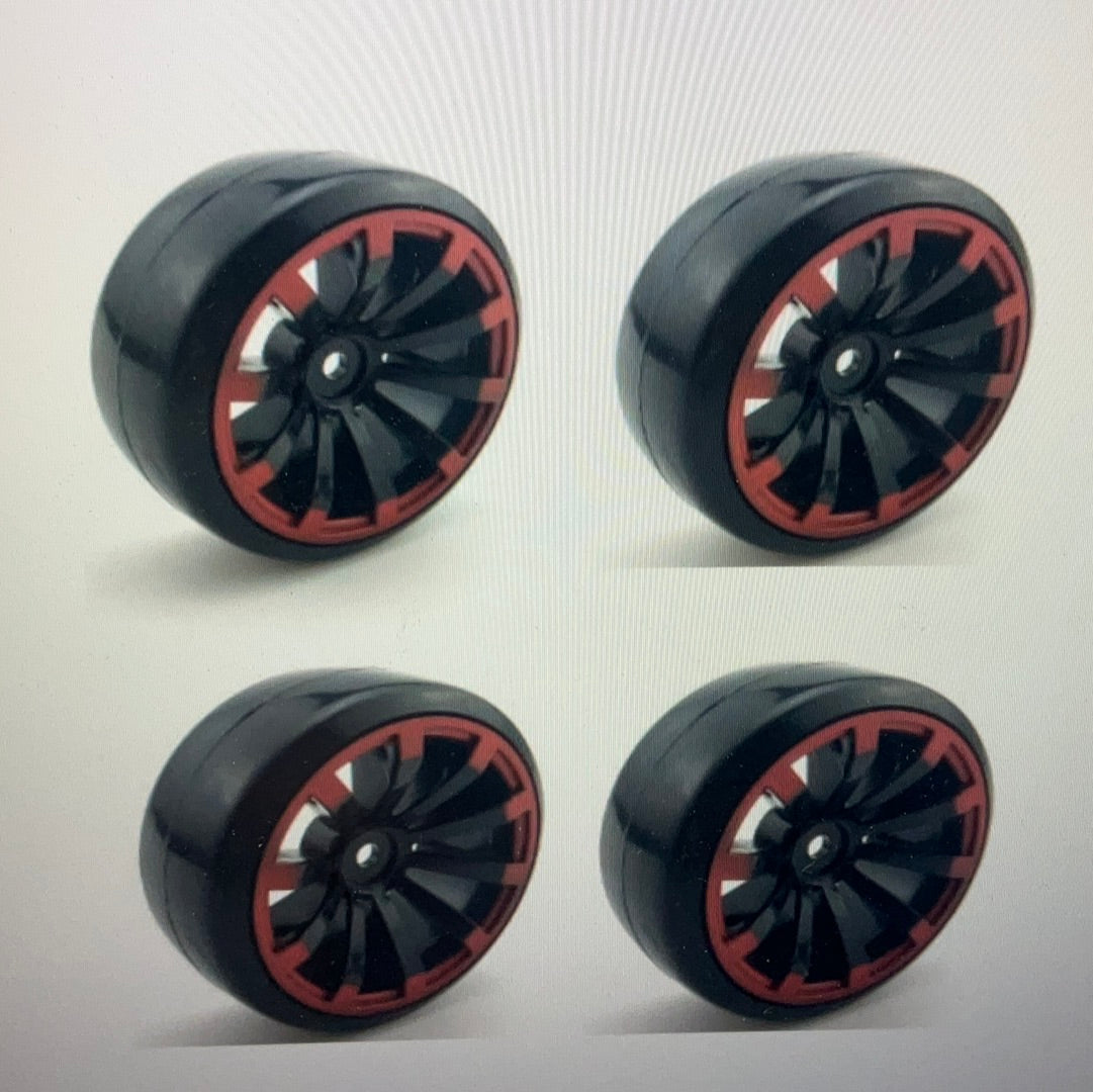 Powerhobby 1/10 Drift Car Mounted Tires / Wheels (4)