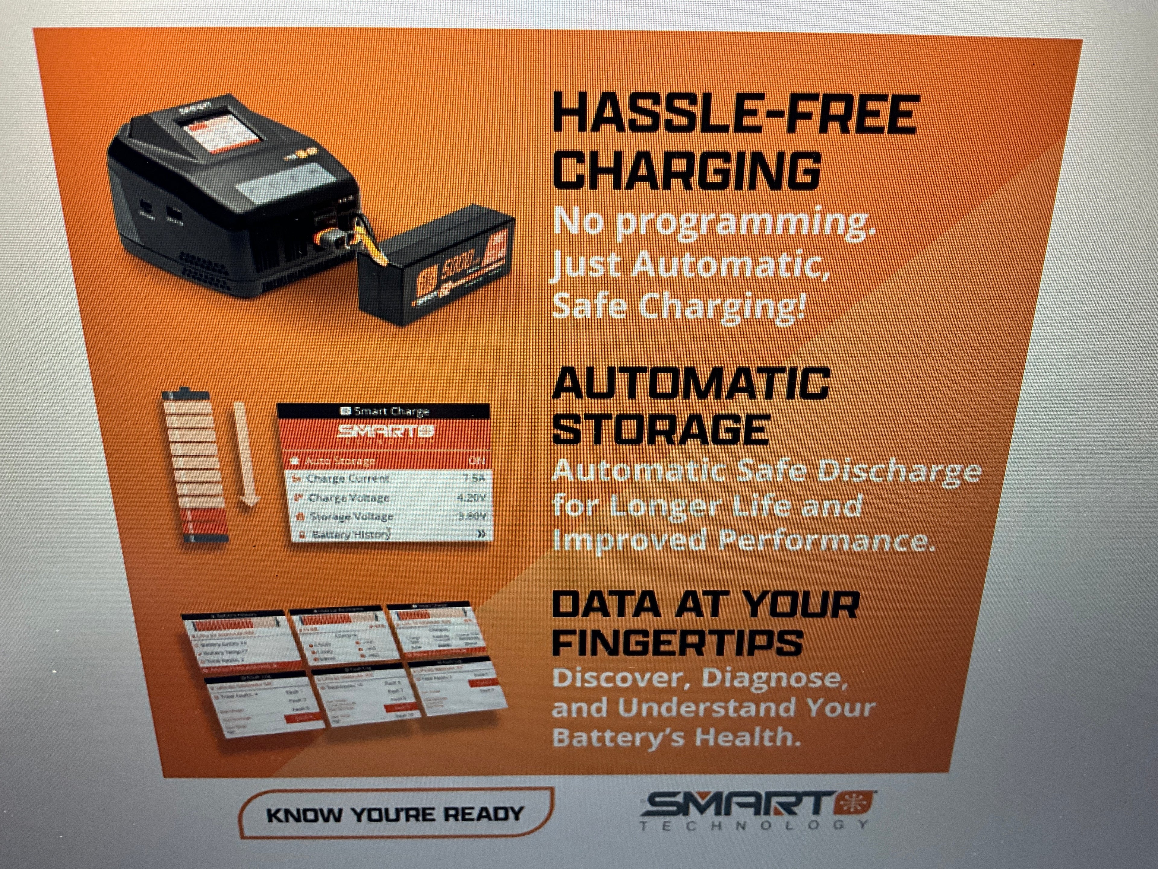 Smart Powerstage Bundle: 1300mAh 3S 30C LiPo Battery (IC2) / S100 Charger / 65W Power Supply / Adapter