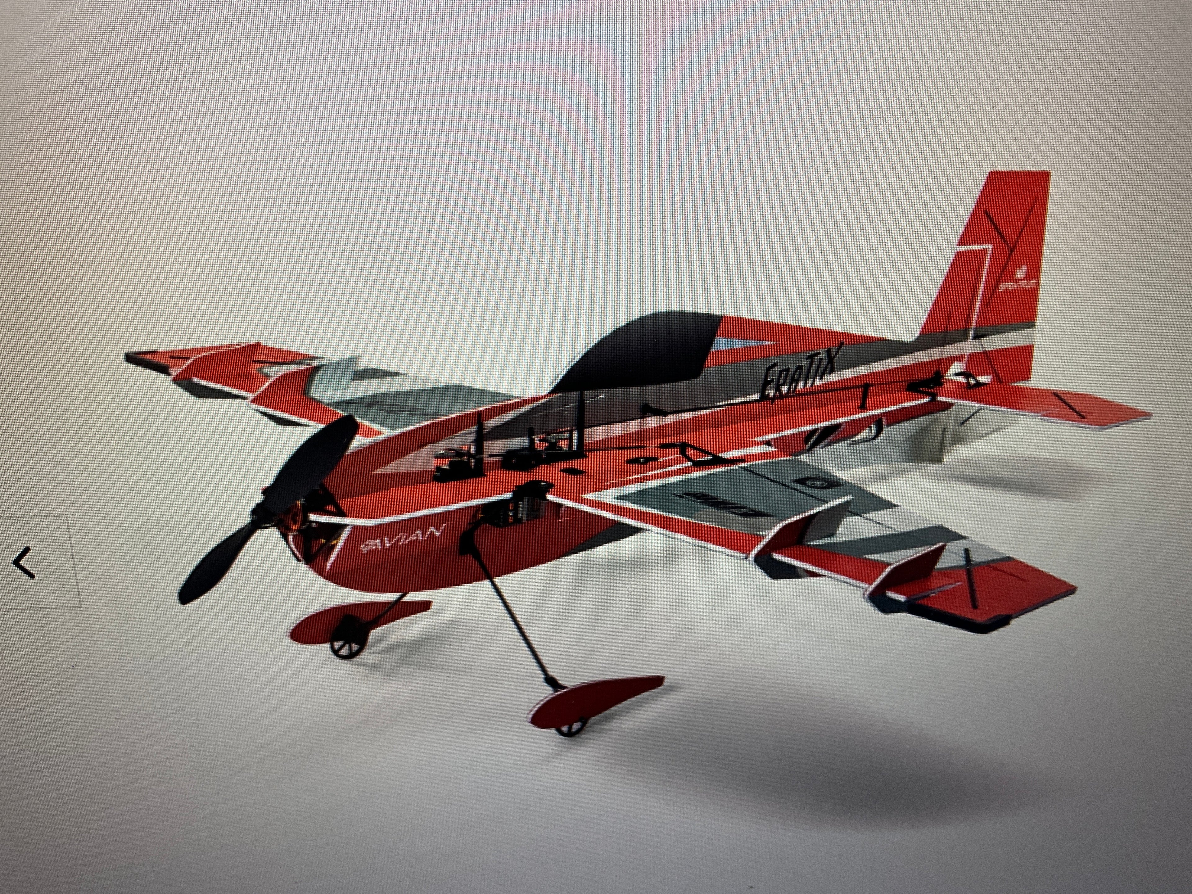 Eratix 3D FF (Flat Foamy) 860mm BNF Basic with AS3X and SAFE Select