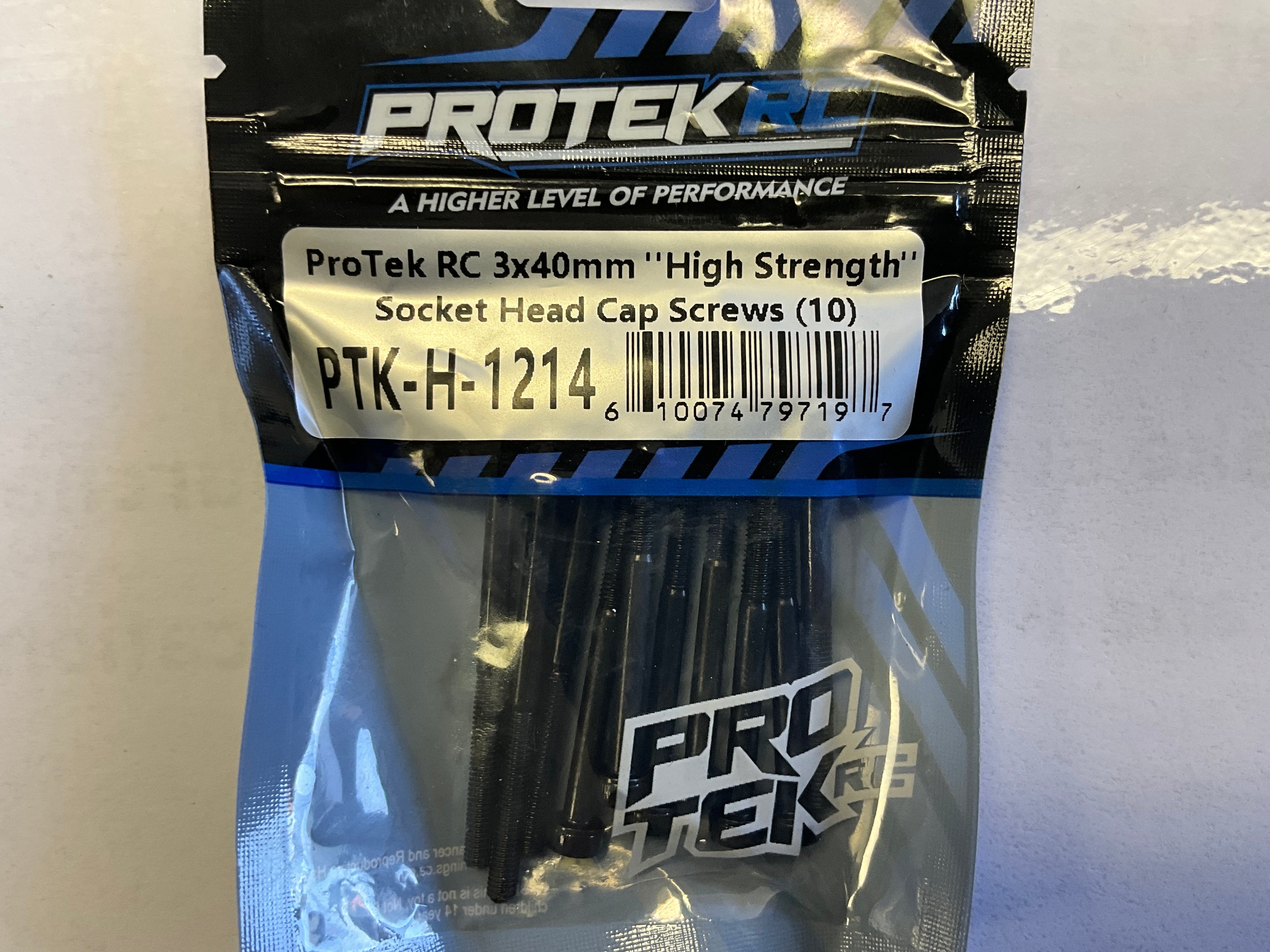 ProTek RC 3x40mm "High Strength" Socket Head Cap Screws (10)