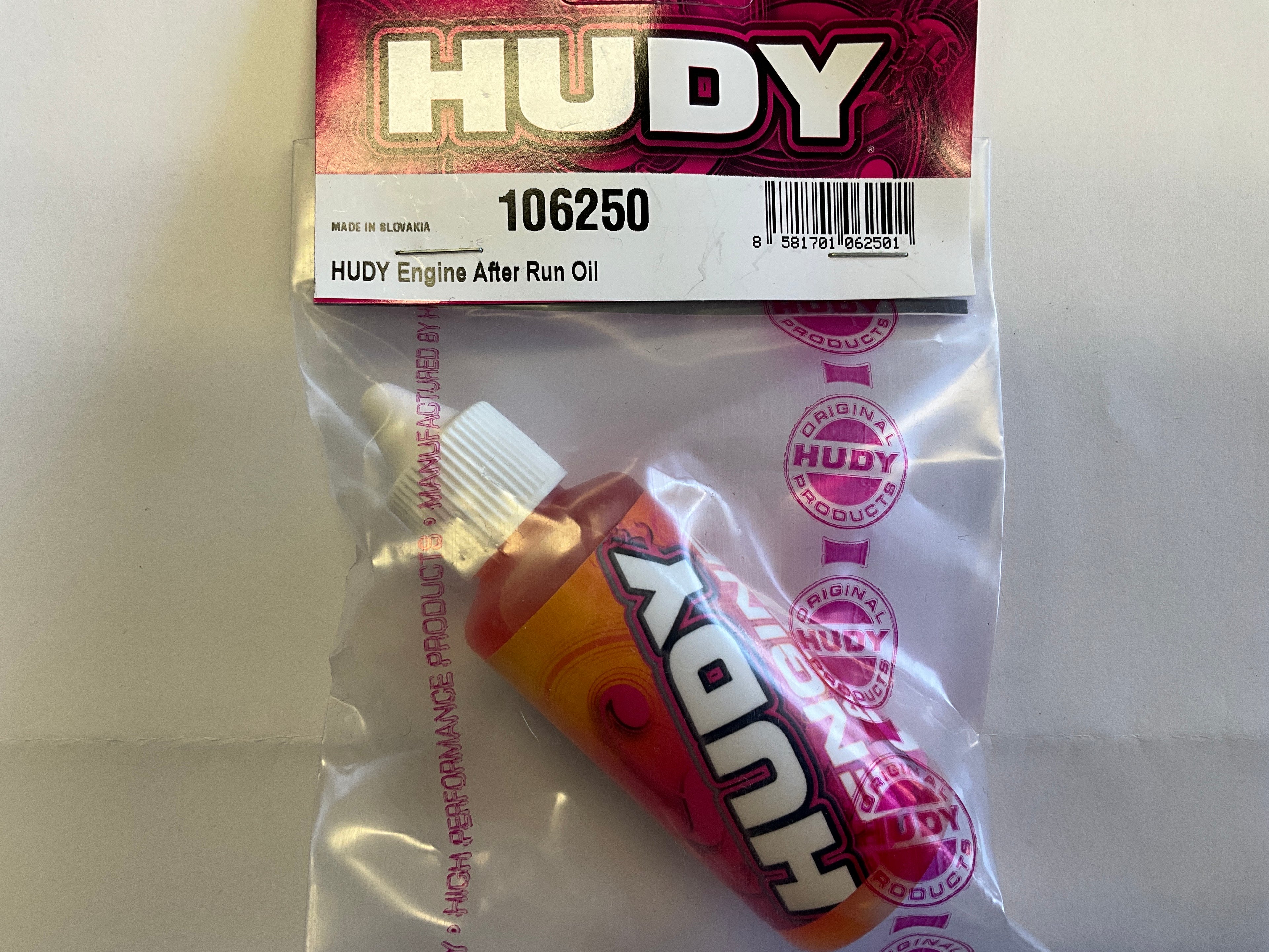 HUDY ENGINE AFTER RUN OIL