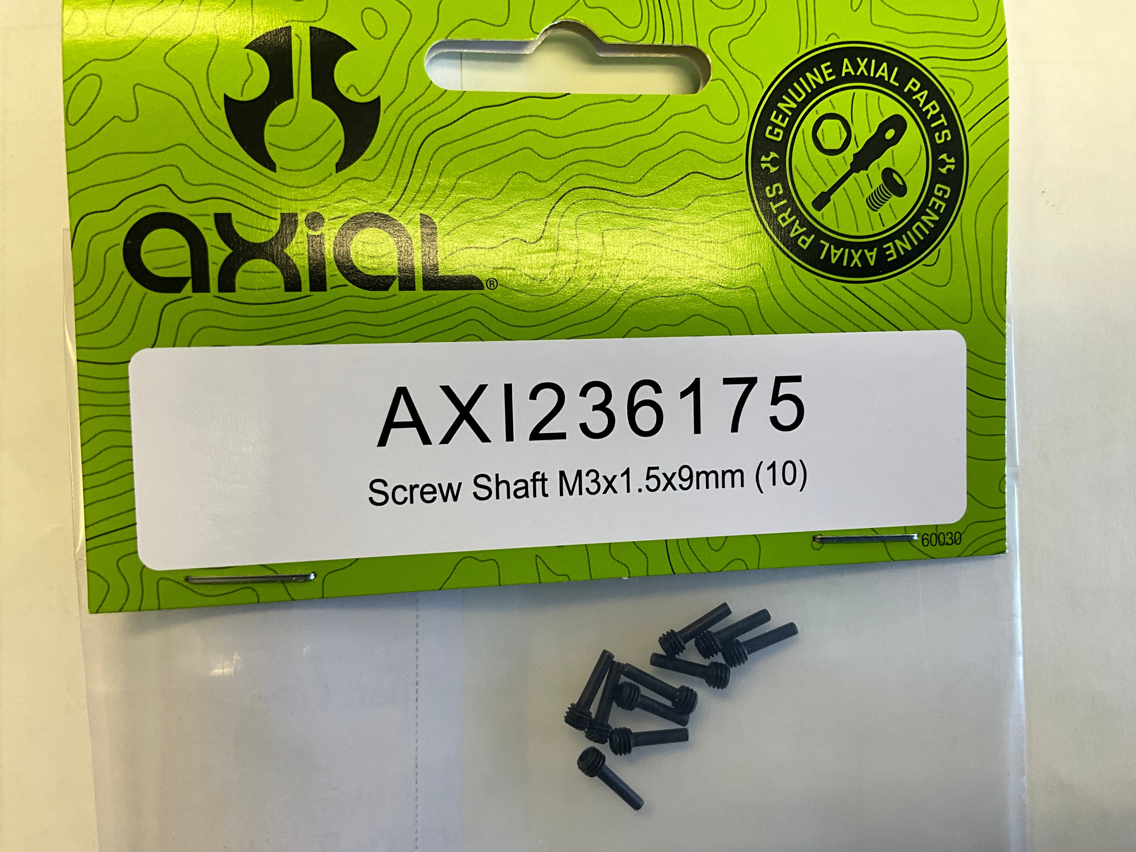 AXIAL Screw Shaft M3x1.5x9mm (10)