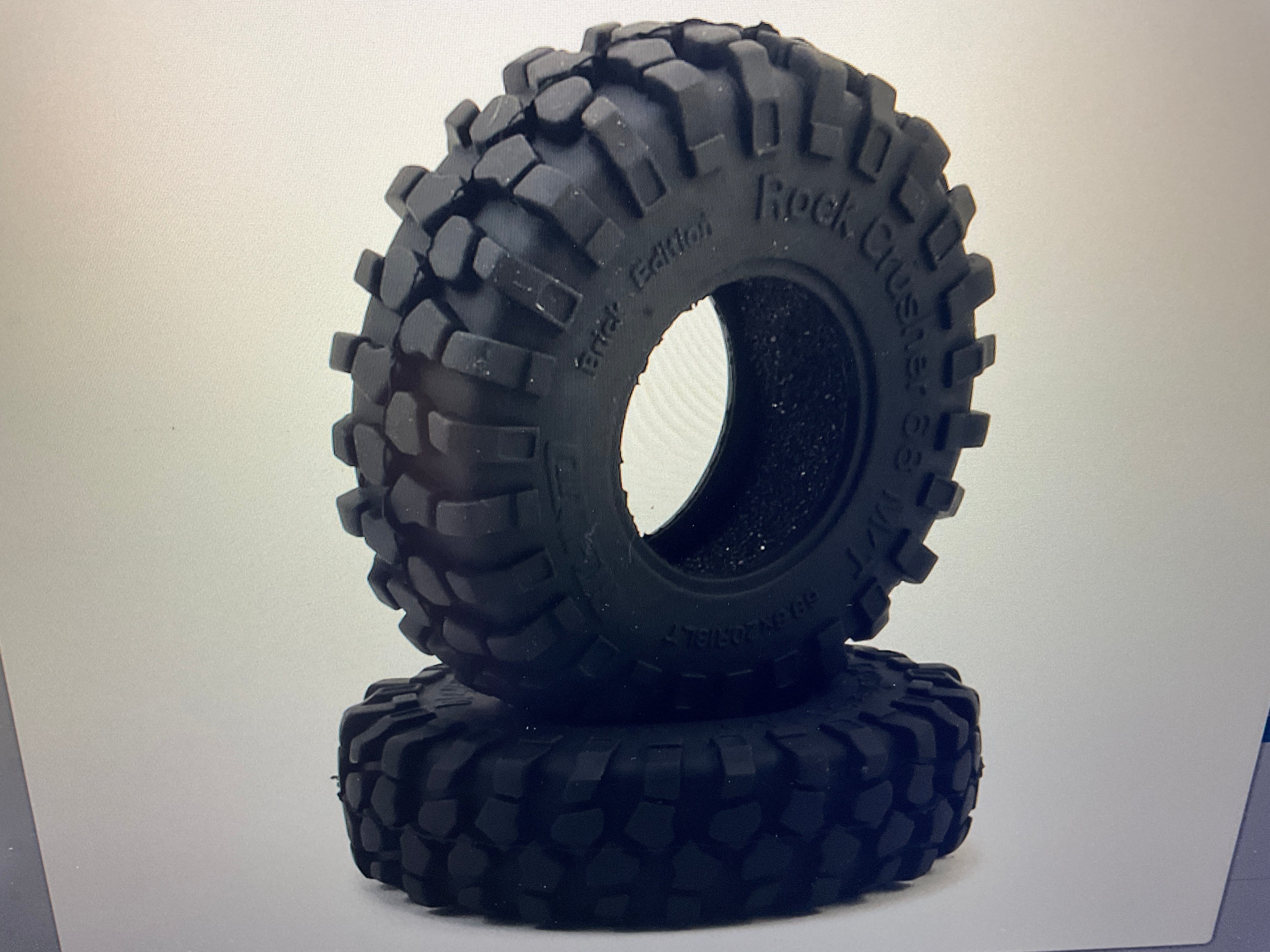 RC4WD Rock Crusher M/T Brick Edition 1.2" Scale Tire (2)