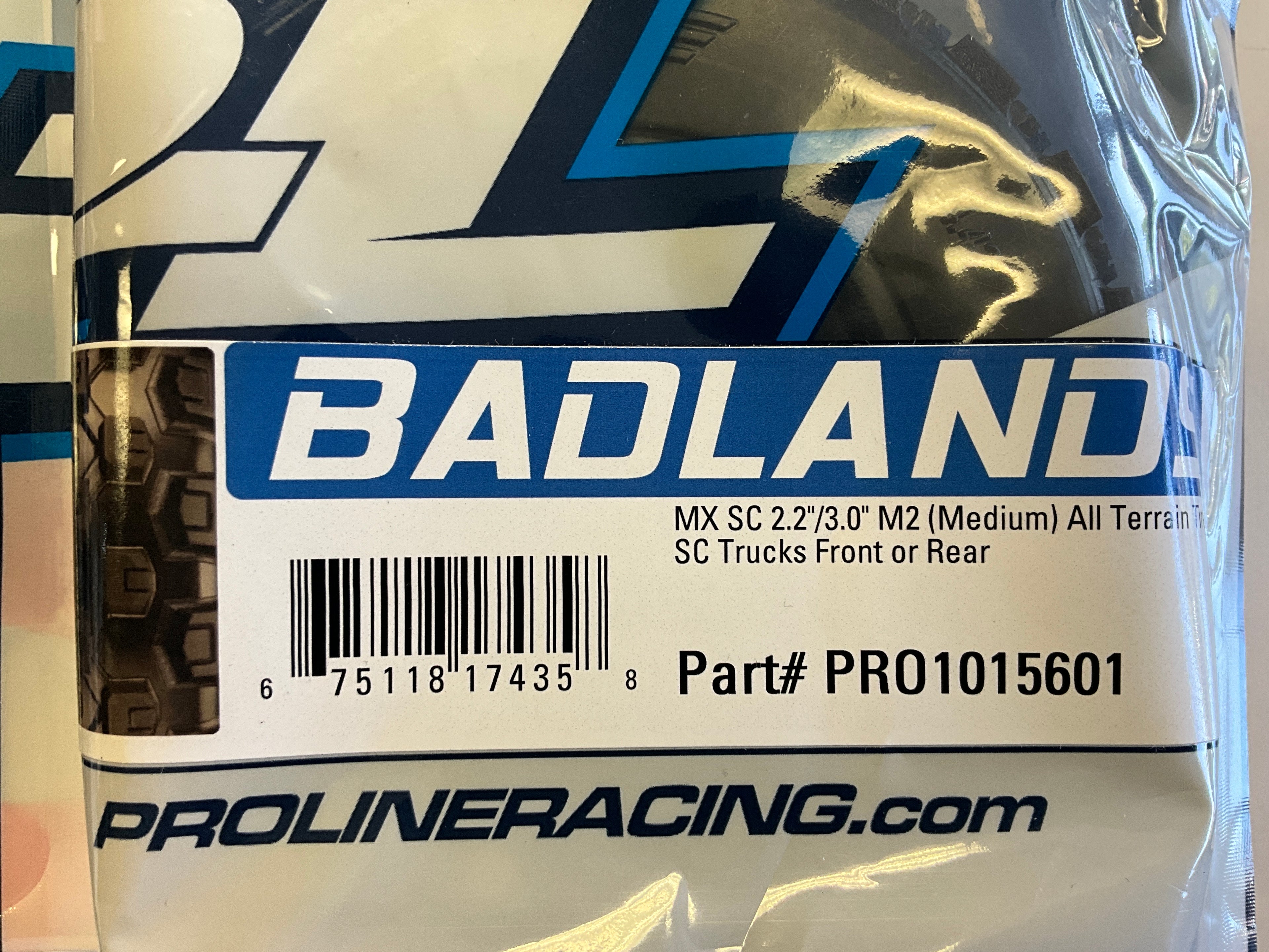 PROLINE 1/10 Badlands MX M2 Front/Rear 2.2"/3.0" Short Course Tires (2)