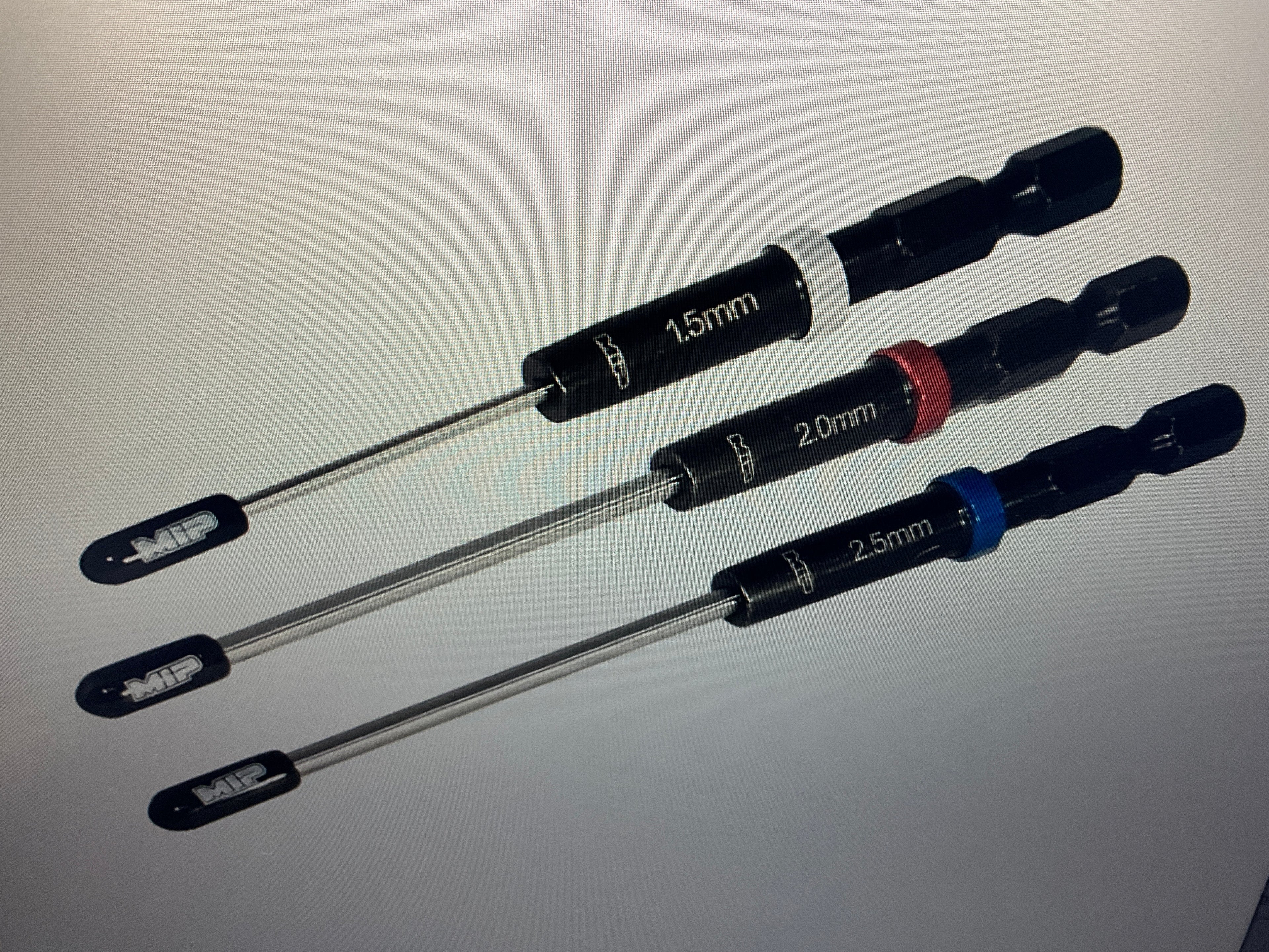 MIP Gen 2 Speed Tip Hex Driver Power Tool Tip Set (Metric) (1.5, 2.0 & 2.5mm)