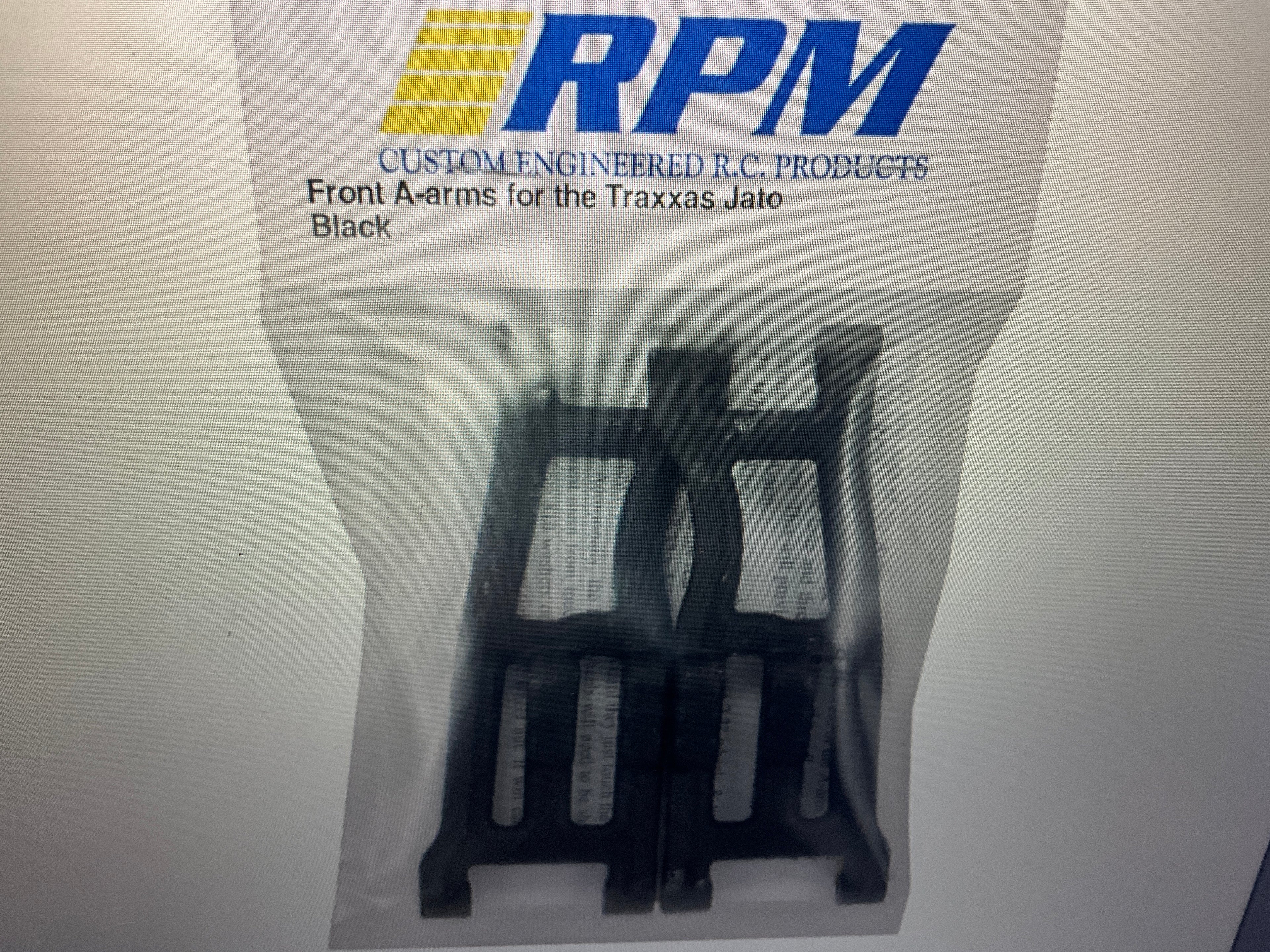 RPM Front A-Arms for Traxxas Jato (Black) (2)