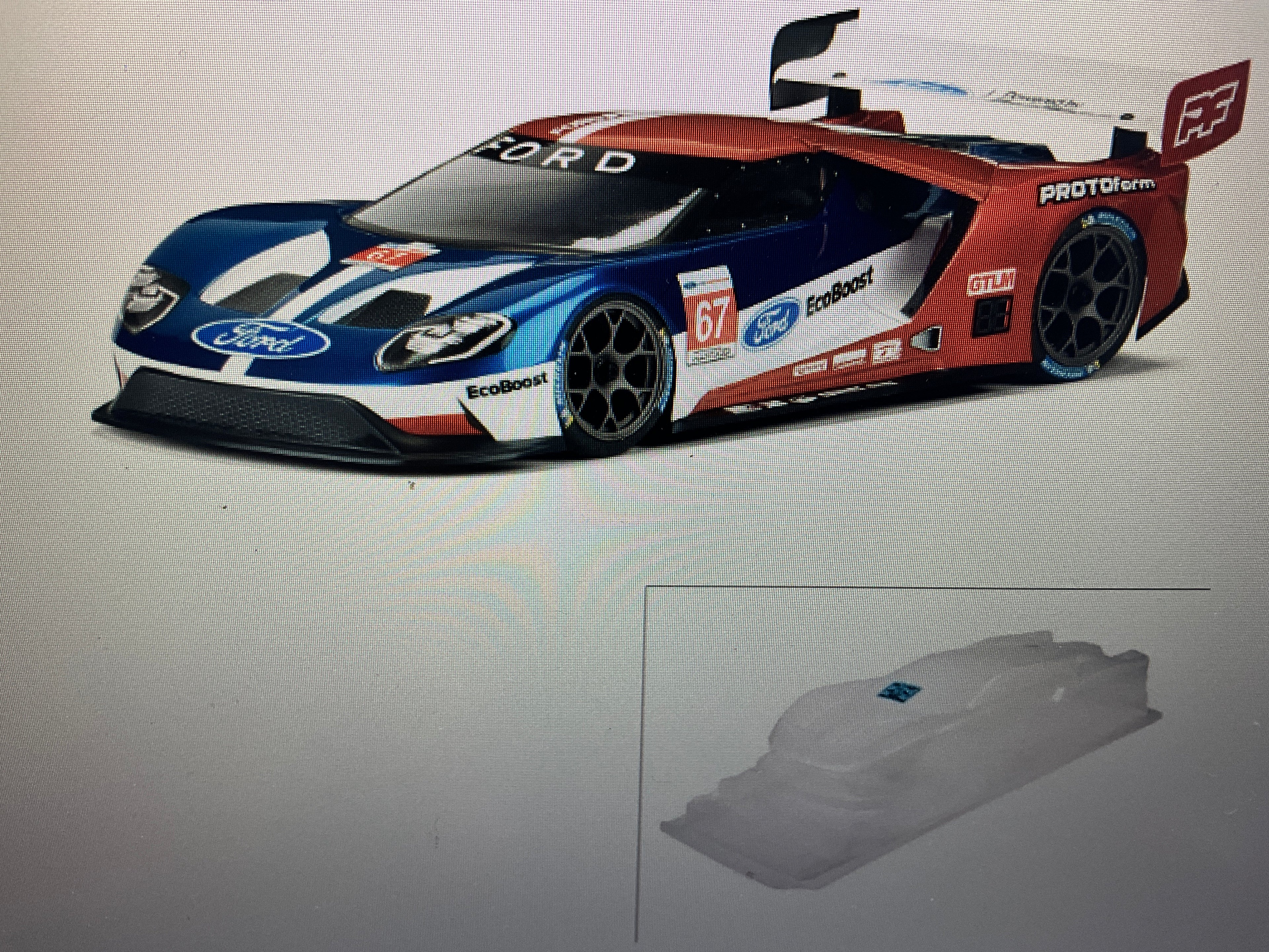 PROTOFORM 1/10 Ford GT LW Clear Body: 190mm Touring Car with LP shock towers