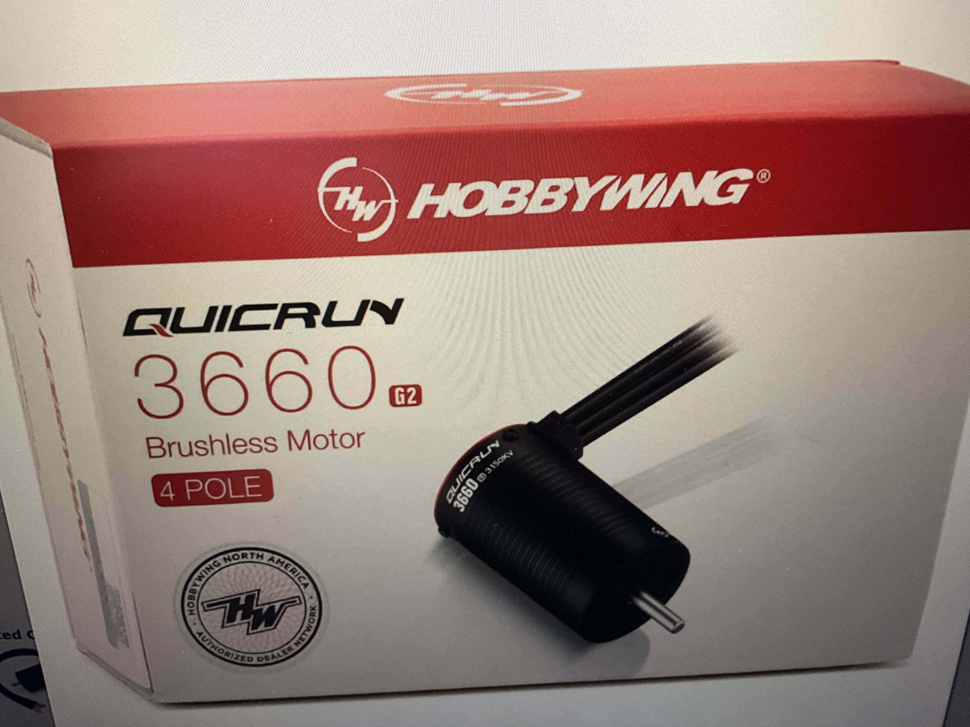 Hobbywing QuicRun 3660SL G2 Sensorless Brushless Motor (3700kV)