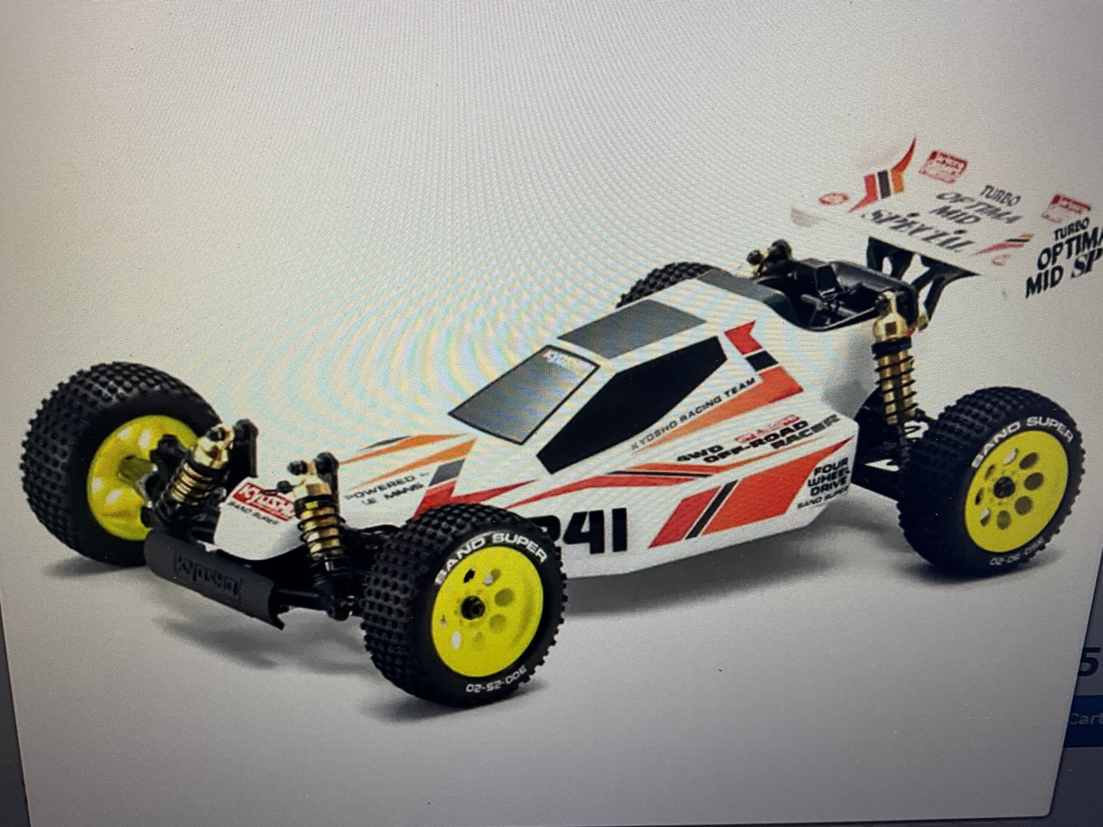 Kyosho Turbo Optima Mid Special 1/10 4WD Electric Off-Road Buggy Racer Kit