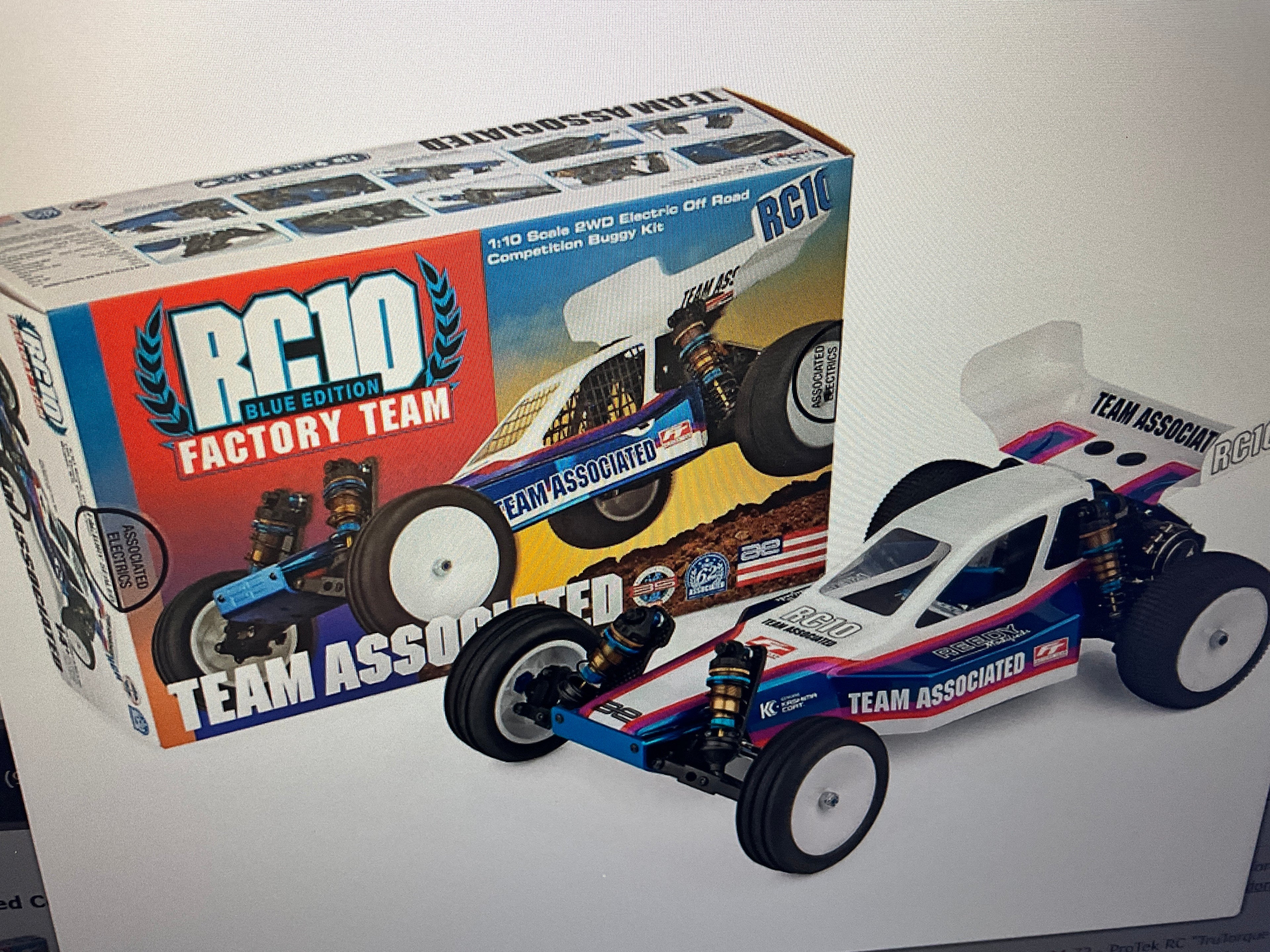 Team Associated RC10 Factory Team "Blue" 1/10 Electric 2WD Buggy Kit (Limited Edition)