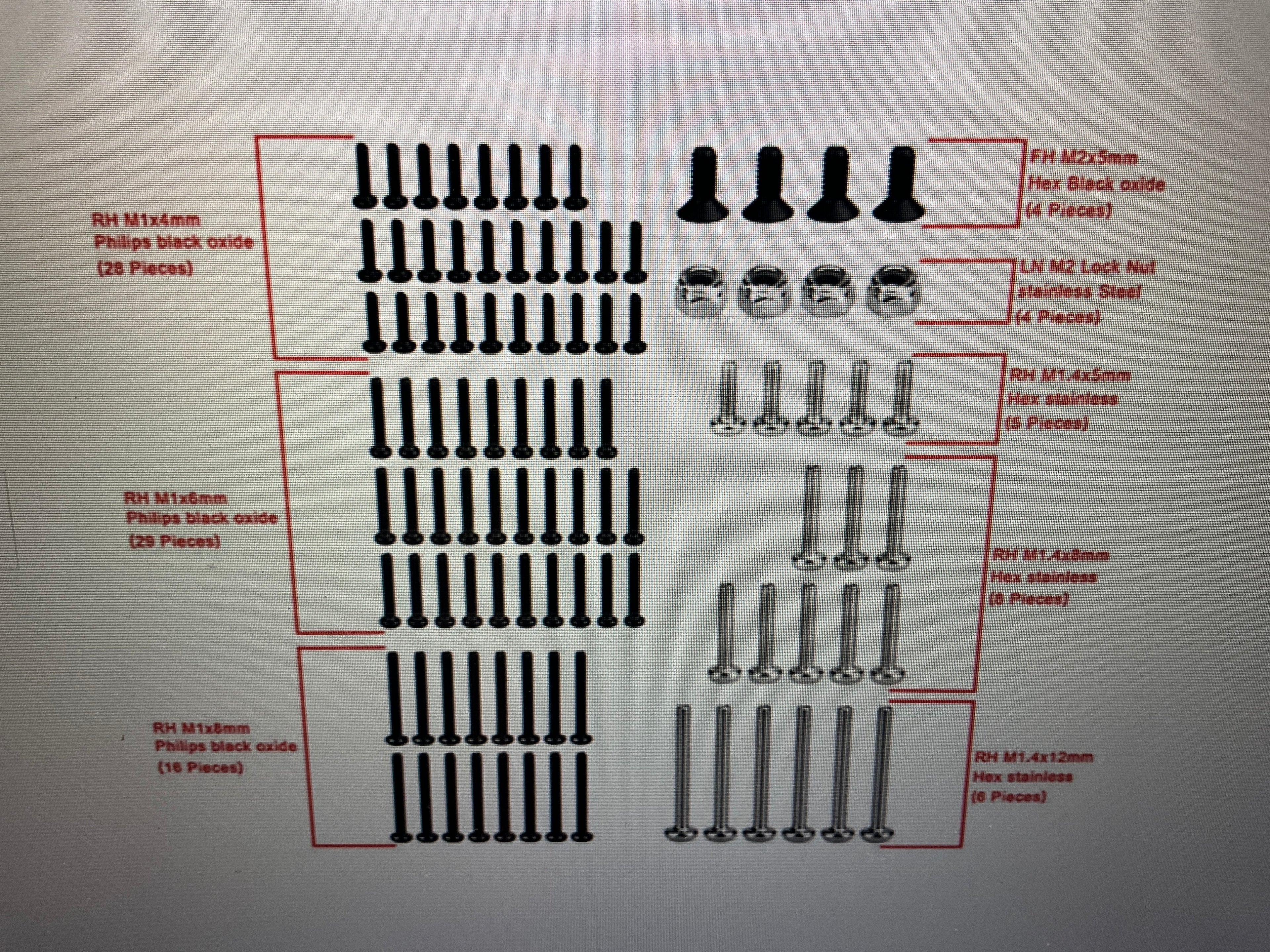 HOT RACING Steel Hardware Set, 1/30 Axial SCX30