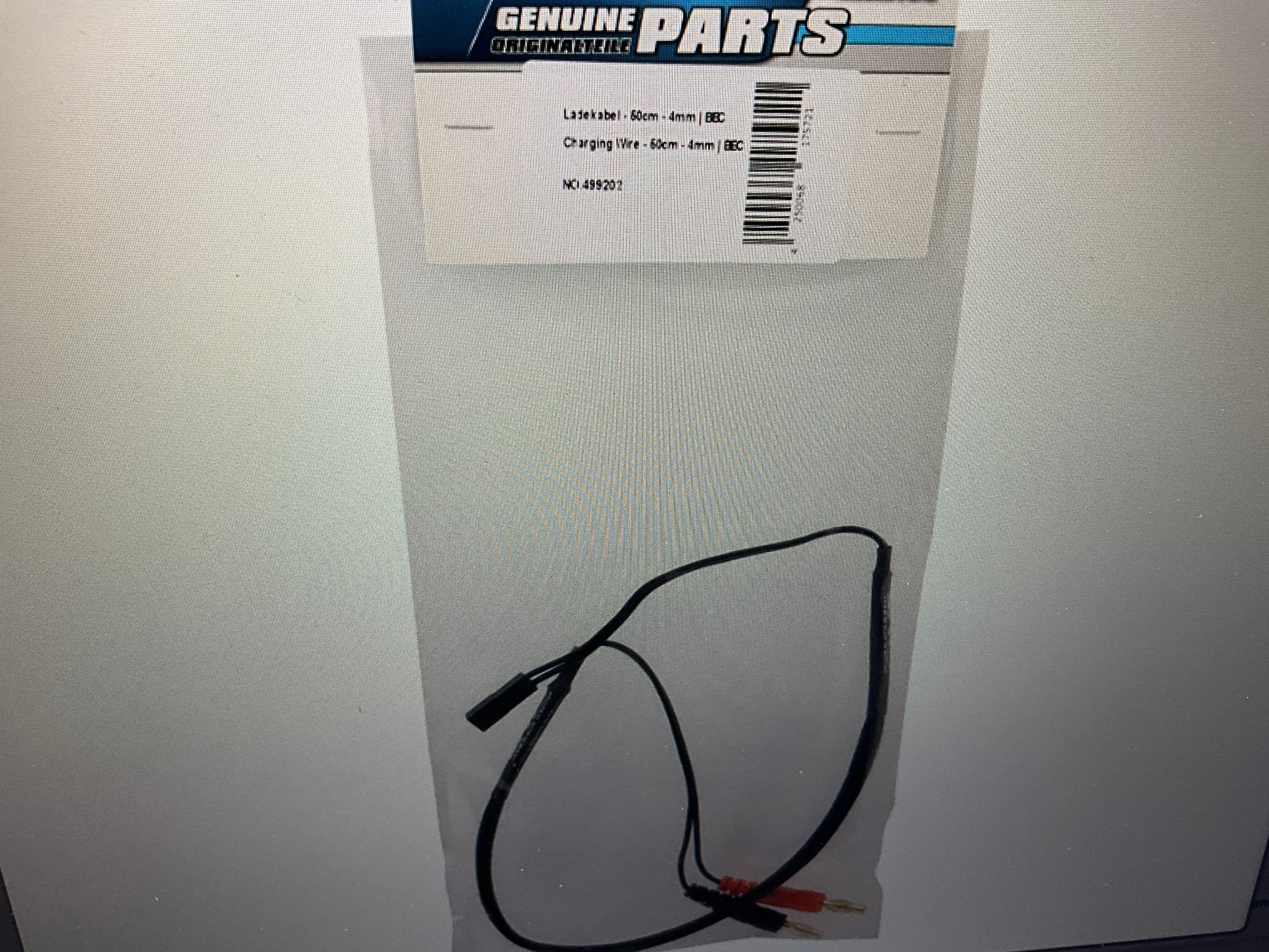 LRP Universal Charging Lead (500mm) (4mm to BEC)