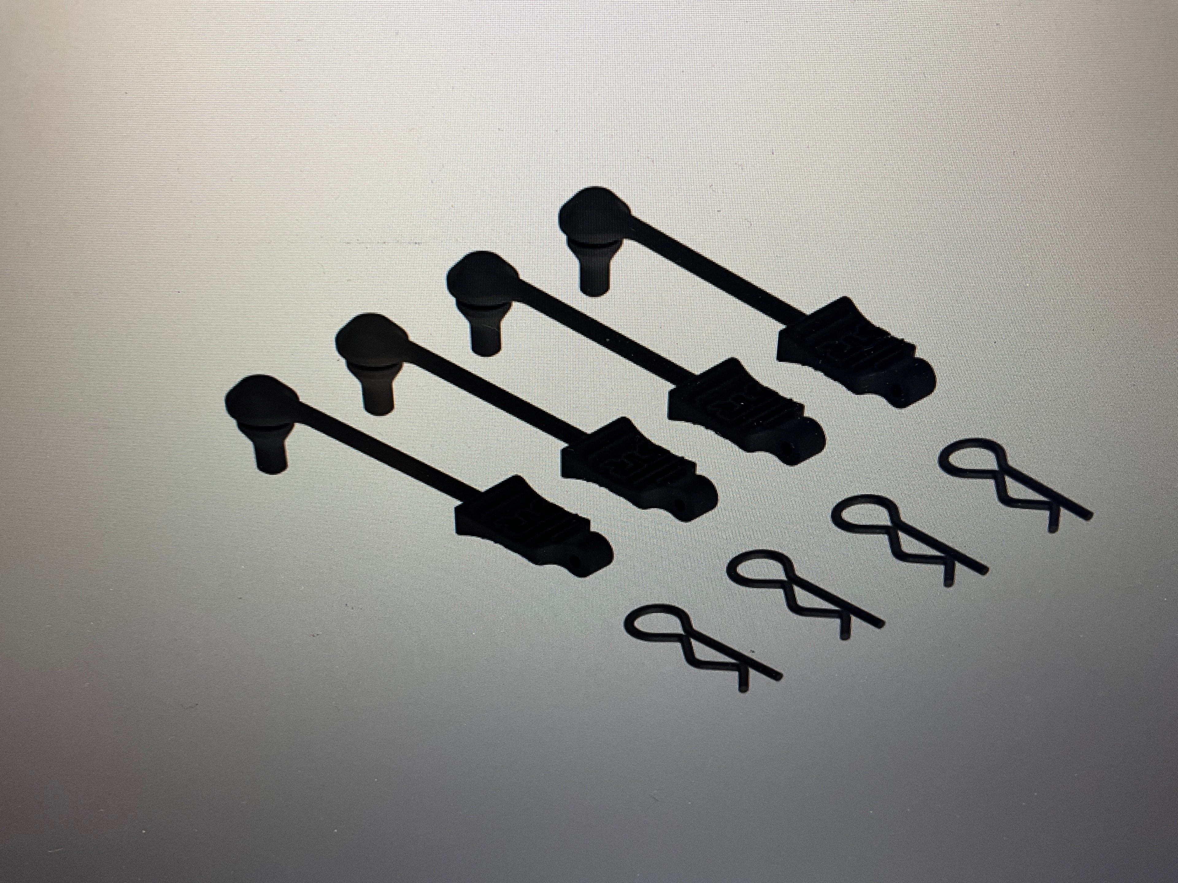 ARRMA Body Clip Retainer 1/10 Scale Black (4) AR390165