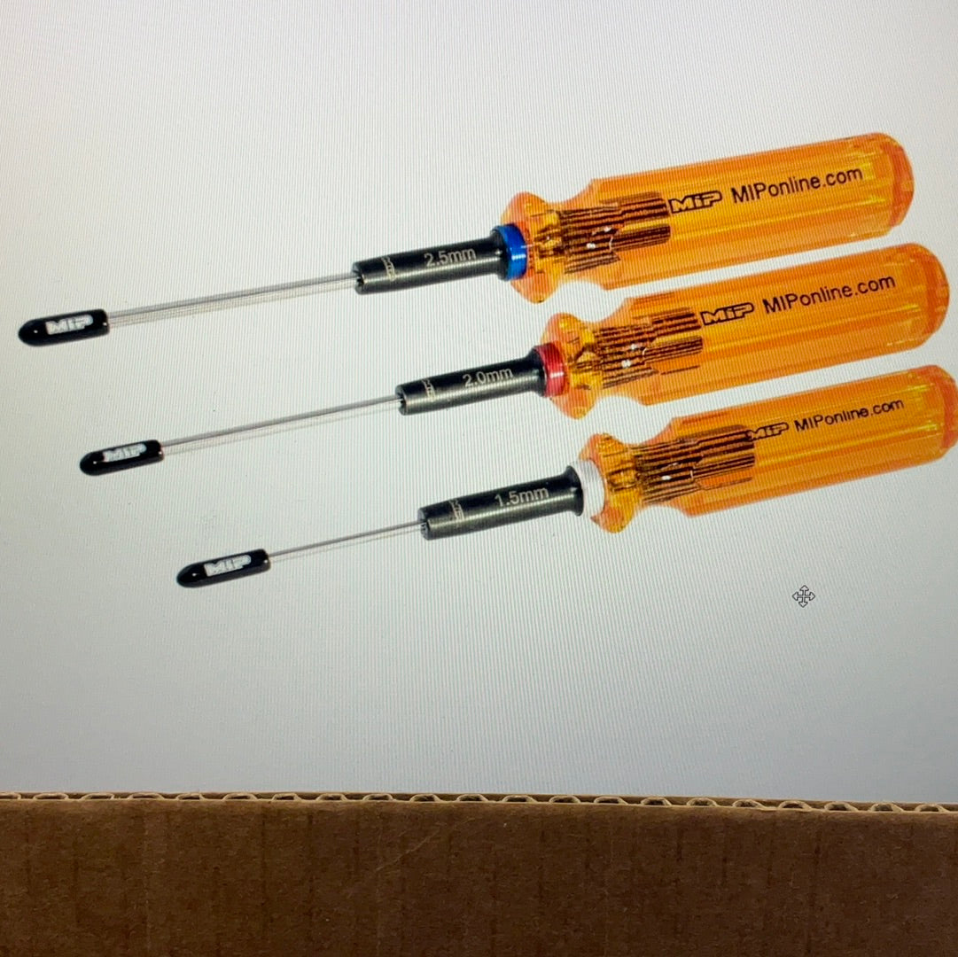MIP Gen 2 Metric Hex Drivers Set (1.5, 2.0 & 2.5mm)