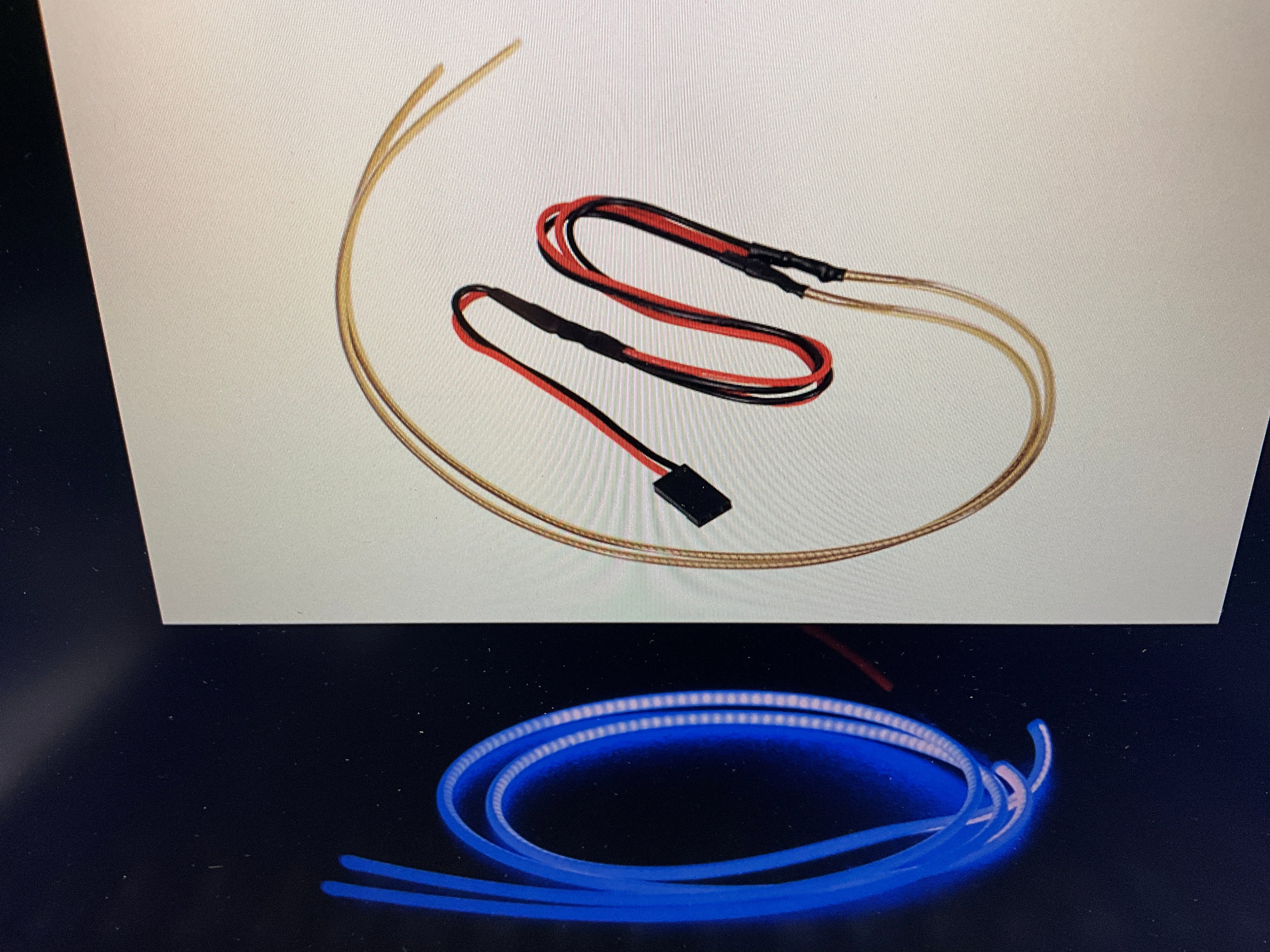 INJORA Flexible Cuttable LED Strip Lights for RC Cars