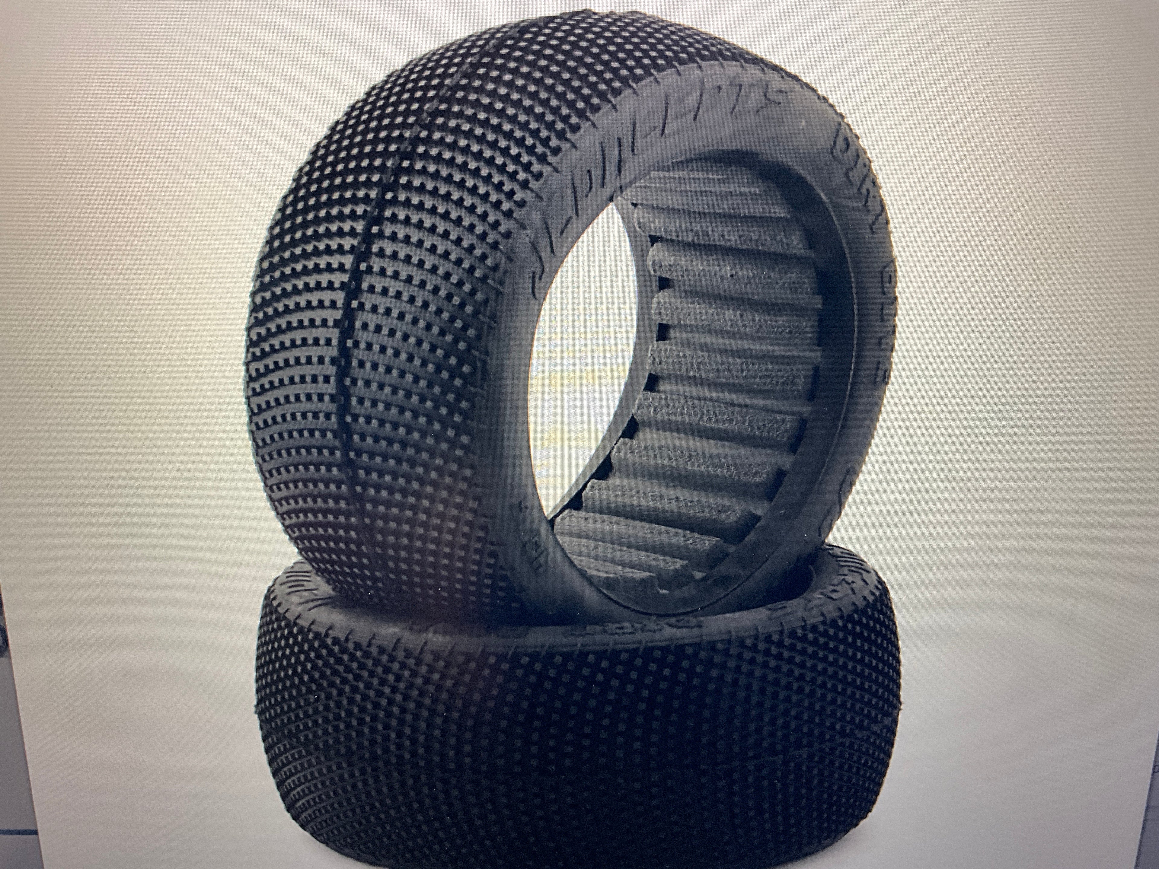 JConcepts Dirt Bite 4.0" 1/8 Off-Road Truggy Tires (2) (Green)