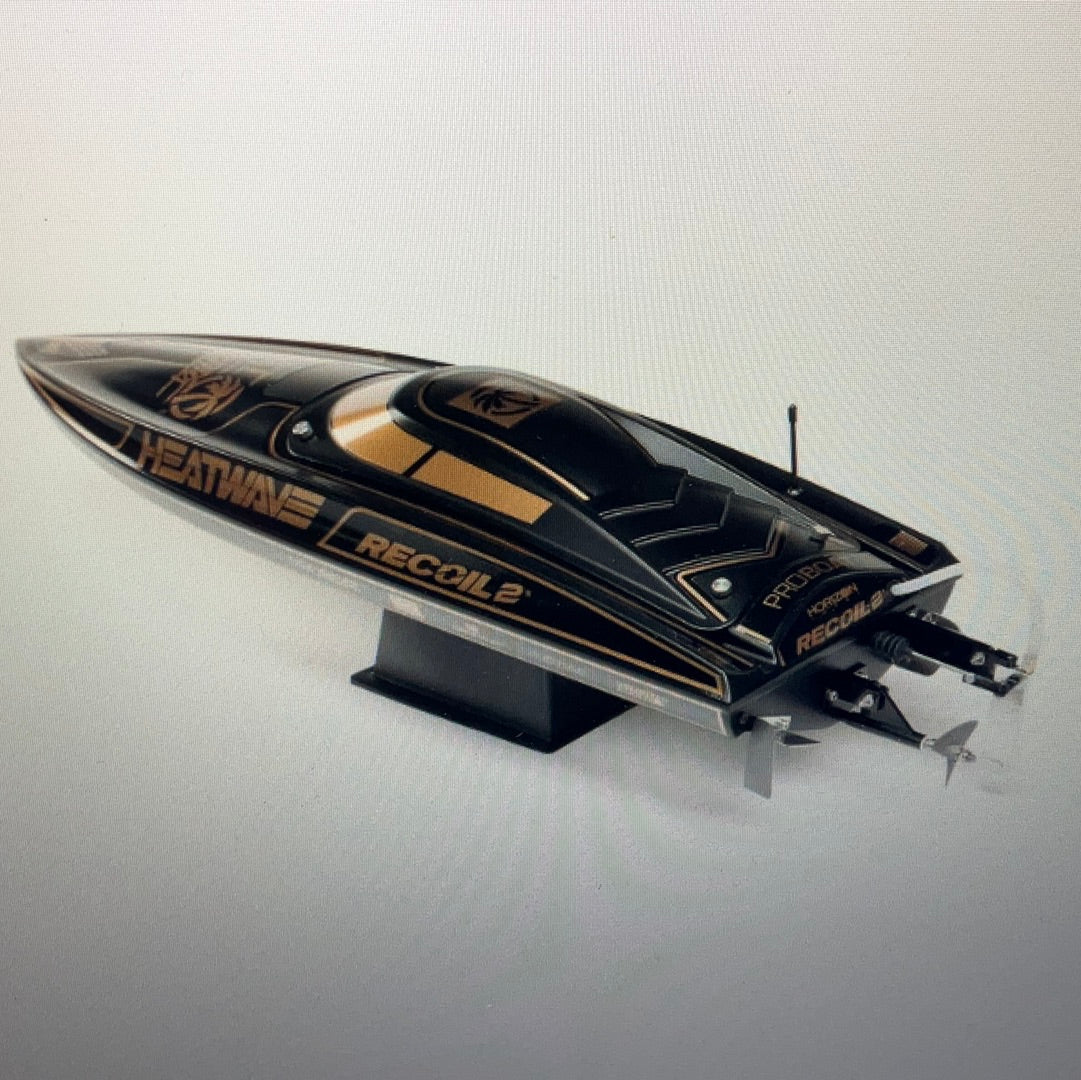 PROBOAT Recoil 2 V2 26" Self-Righting Brushless Deep-V RTR, Heat Wave Visual
