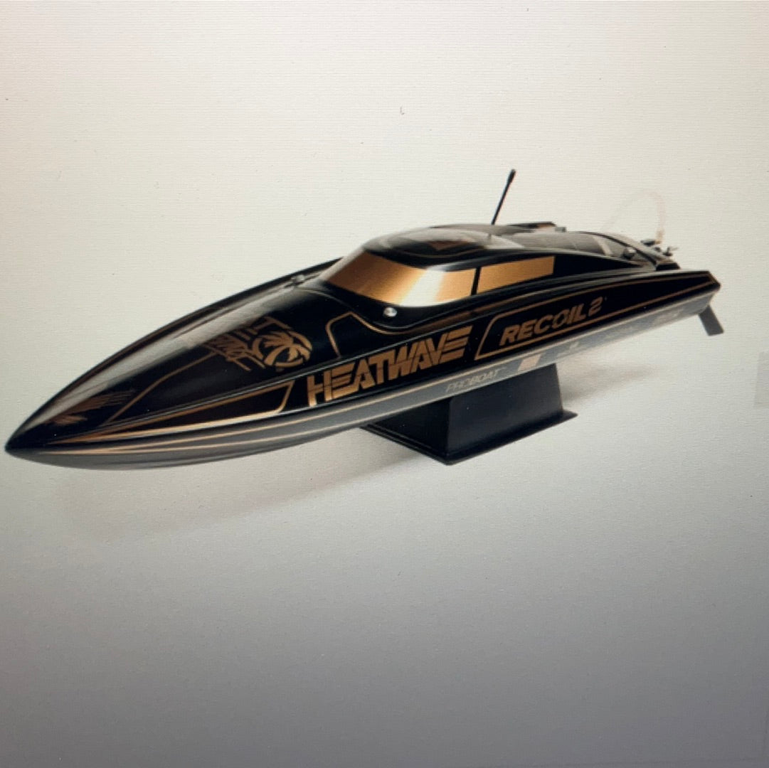 PROBOAT Recoil 2 V2 26" Self-Righting Brushless Deep-V RTR, Heat Wave Visual