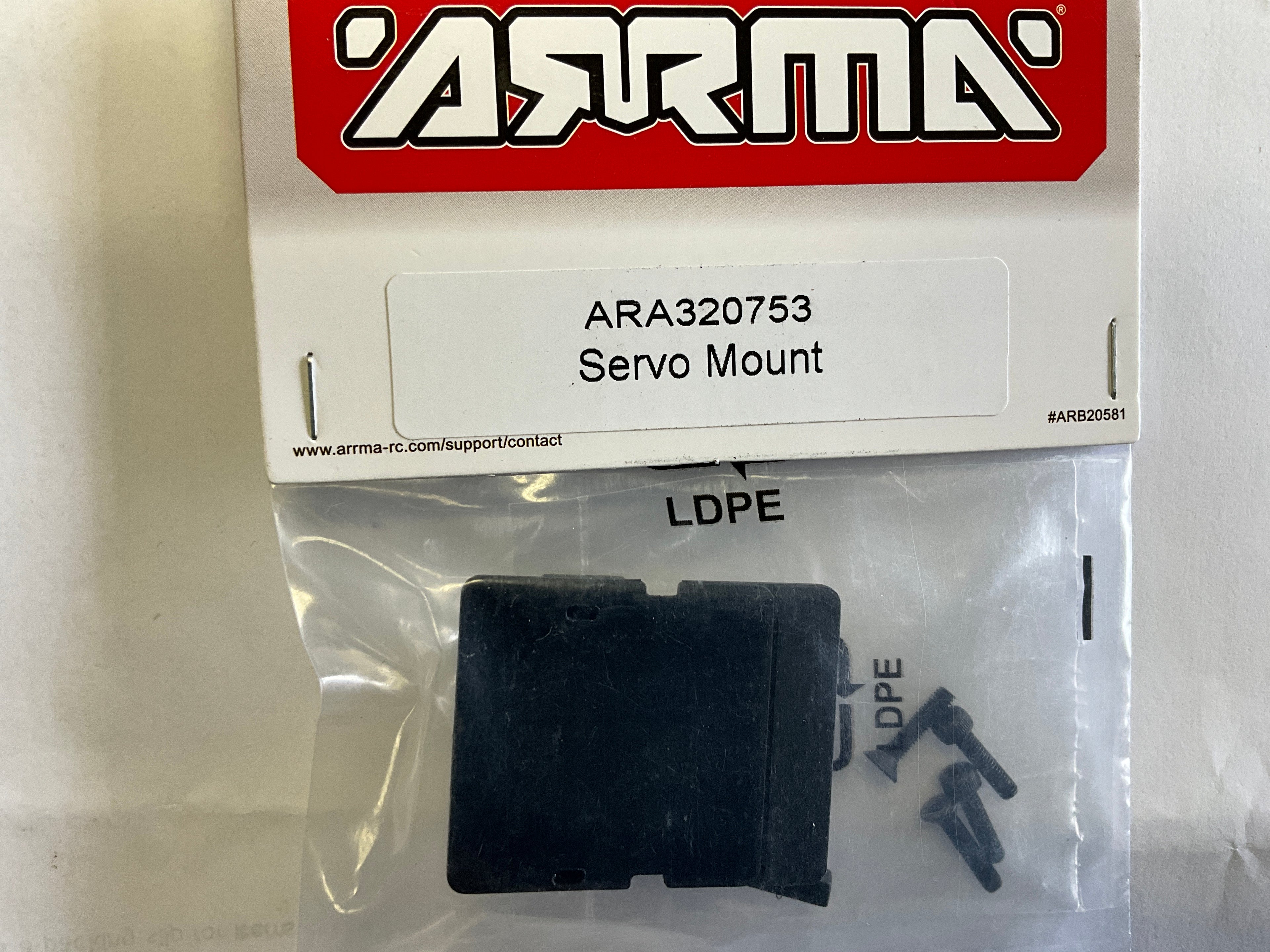 Servo Mount/Radio Deck for Standalone ESC/Receiver: GROM