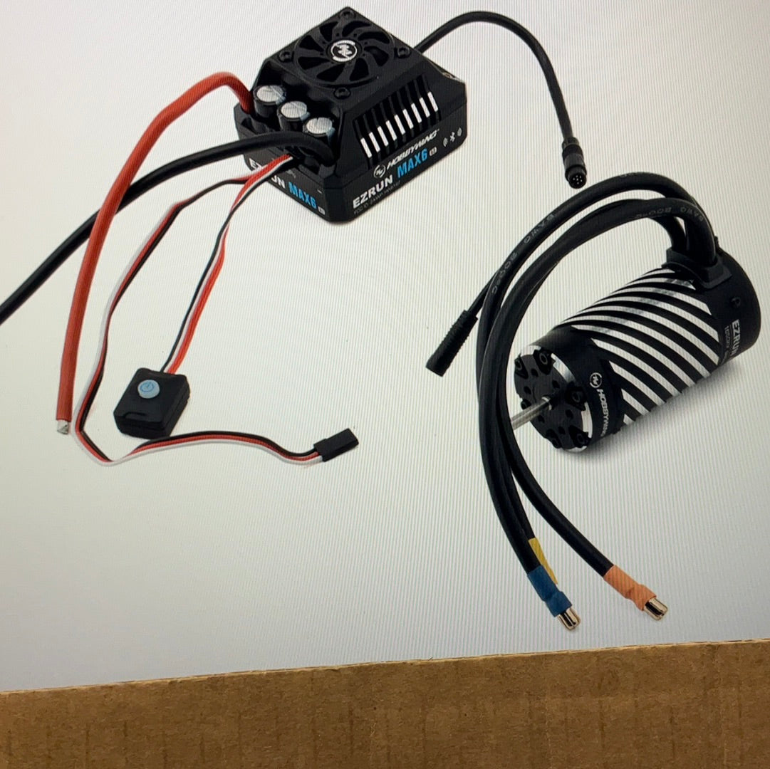 Hobbywing EZRun MAX6 G2 Sensored Brushless ESC & Motor Combo w/4990SD G2 (1650kV)