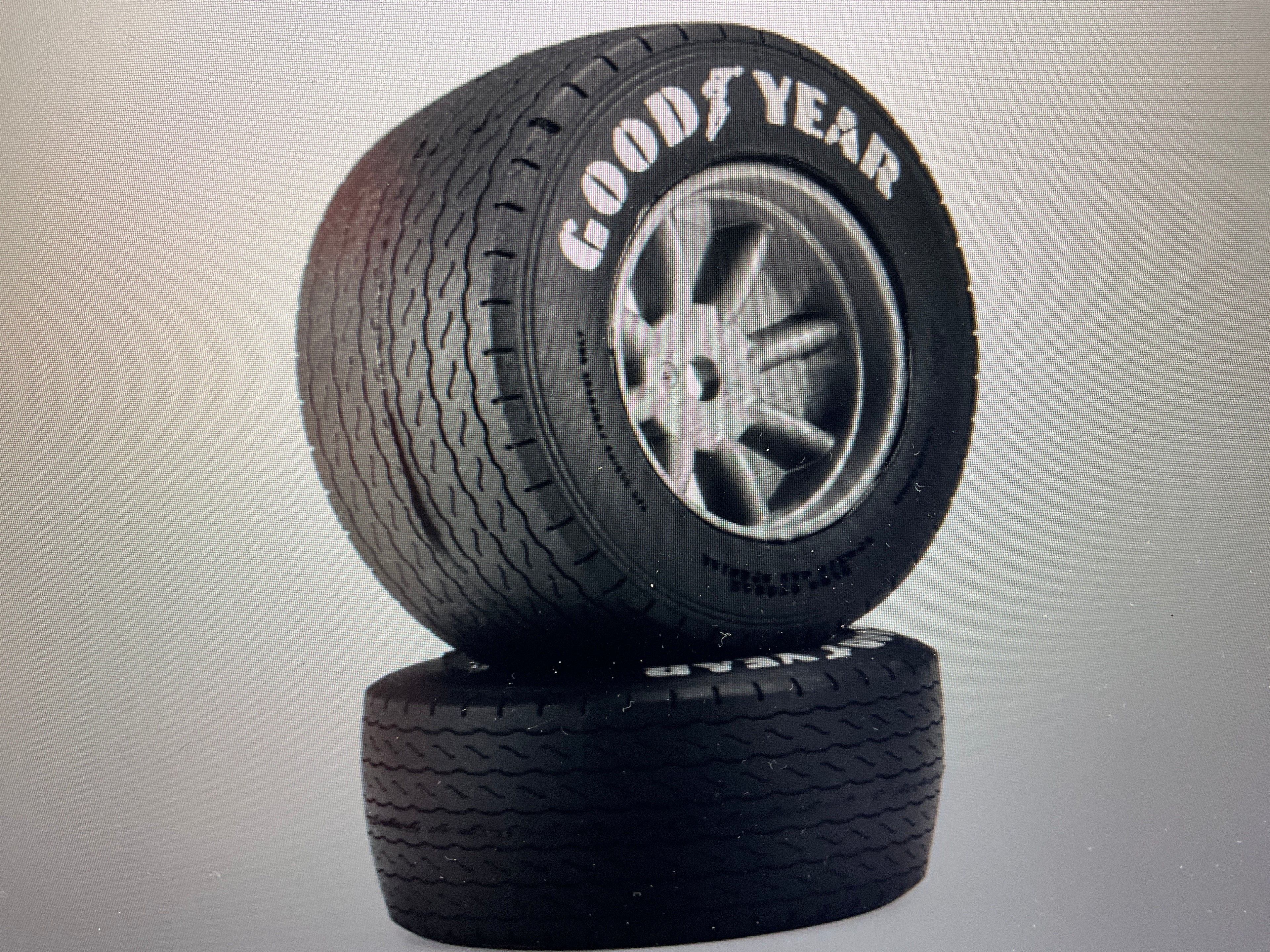 Pro-Line Racing 1/12 Goodyear Blue Streak VTA Rear Tires Mounted 8mm Gray Wheels (2): Losi NASCAR® Race Car