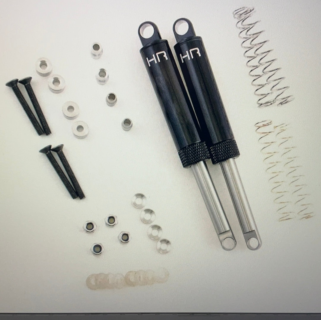 Hot Racing 100mm Internal Spring Air Shocks (Black) (2)