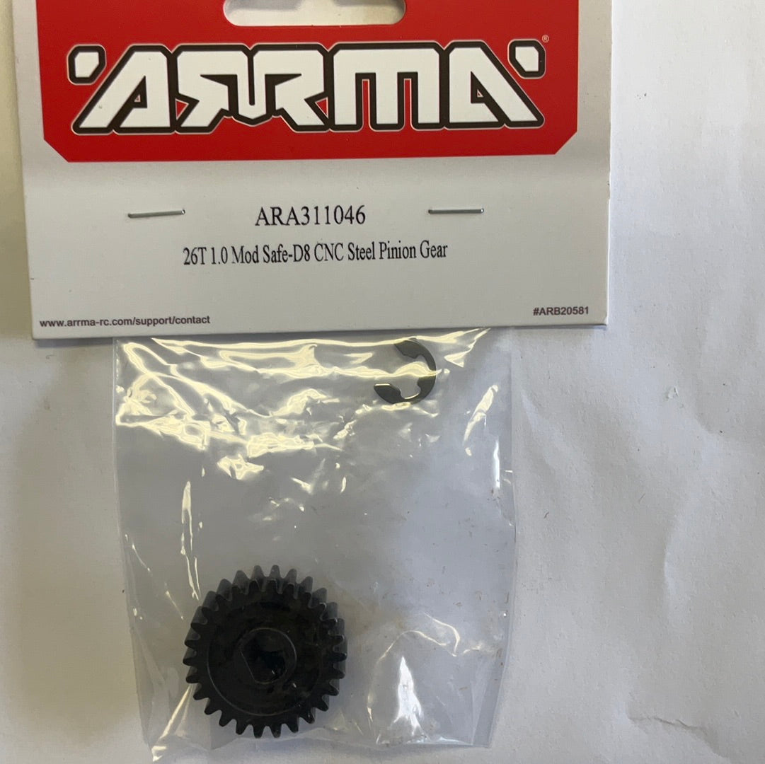ARRMA 26T Mod1 Safe-D8 Pinion Gear