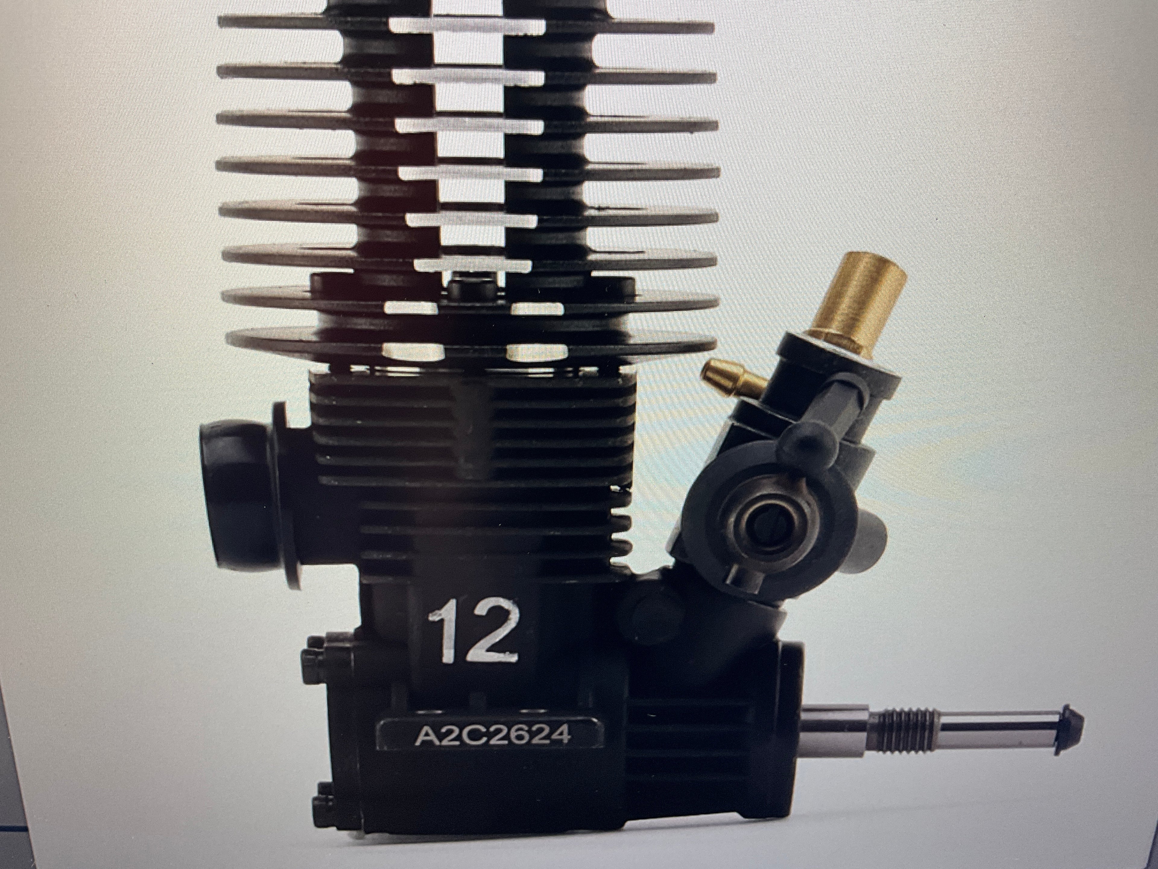 SH Engines .12 Pro Rear Exhaust Touring Car & Truck Nitro Engine (Turbo Plug) (Black)