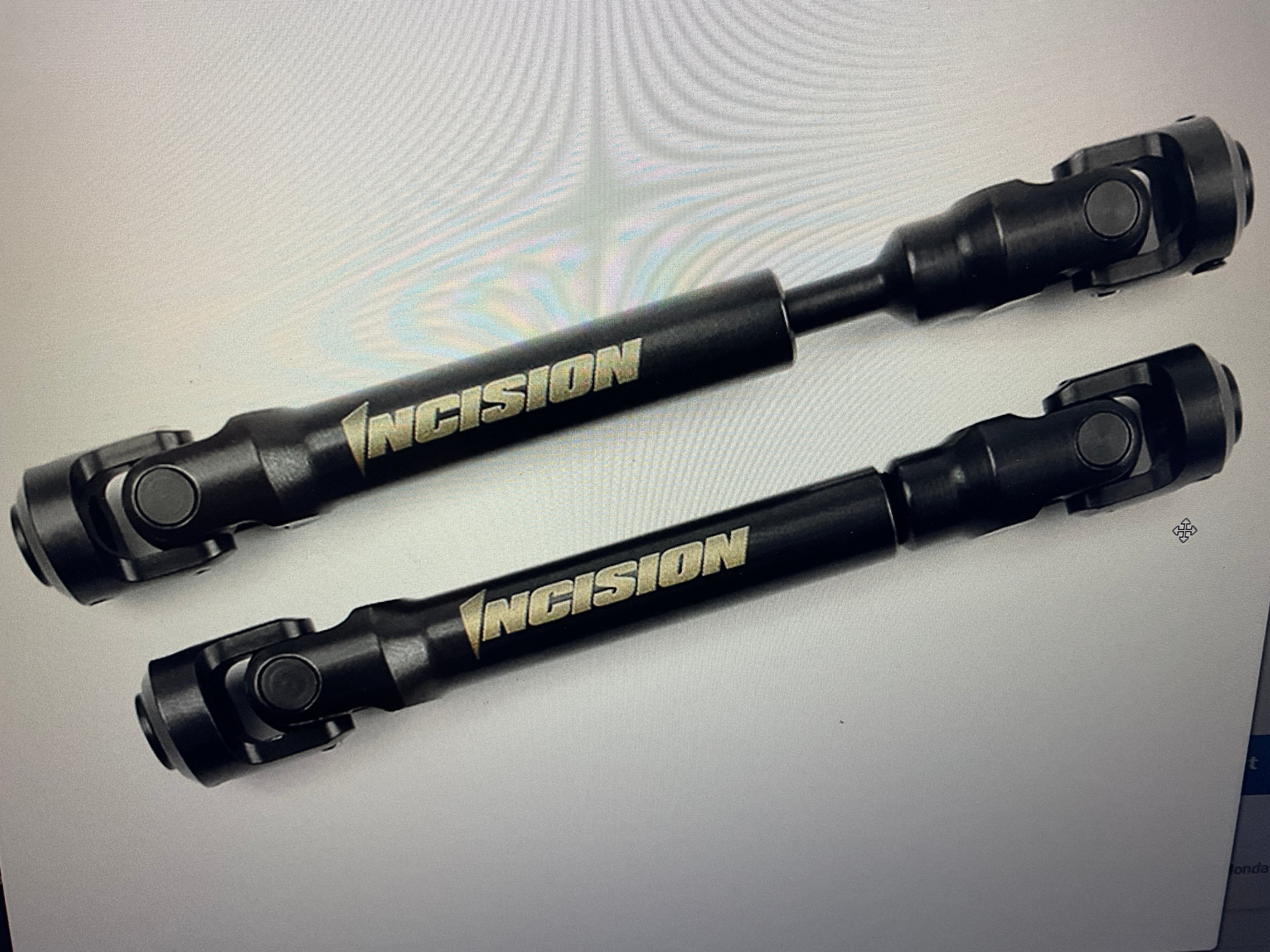 Incision Hardened Steel Universal Driveshafts (2)