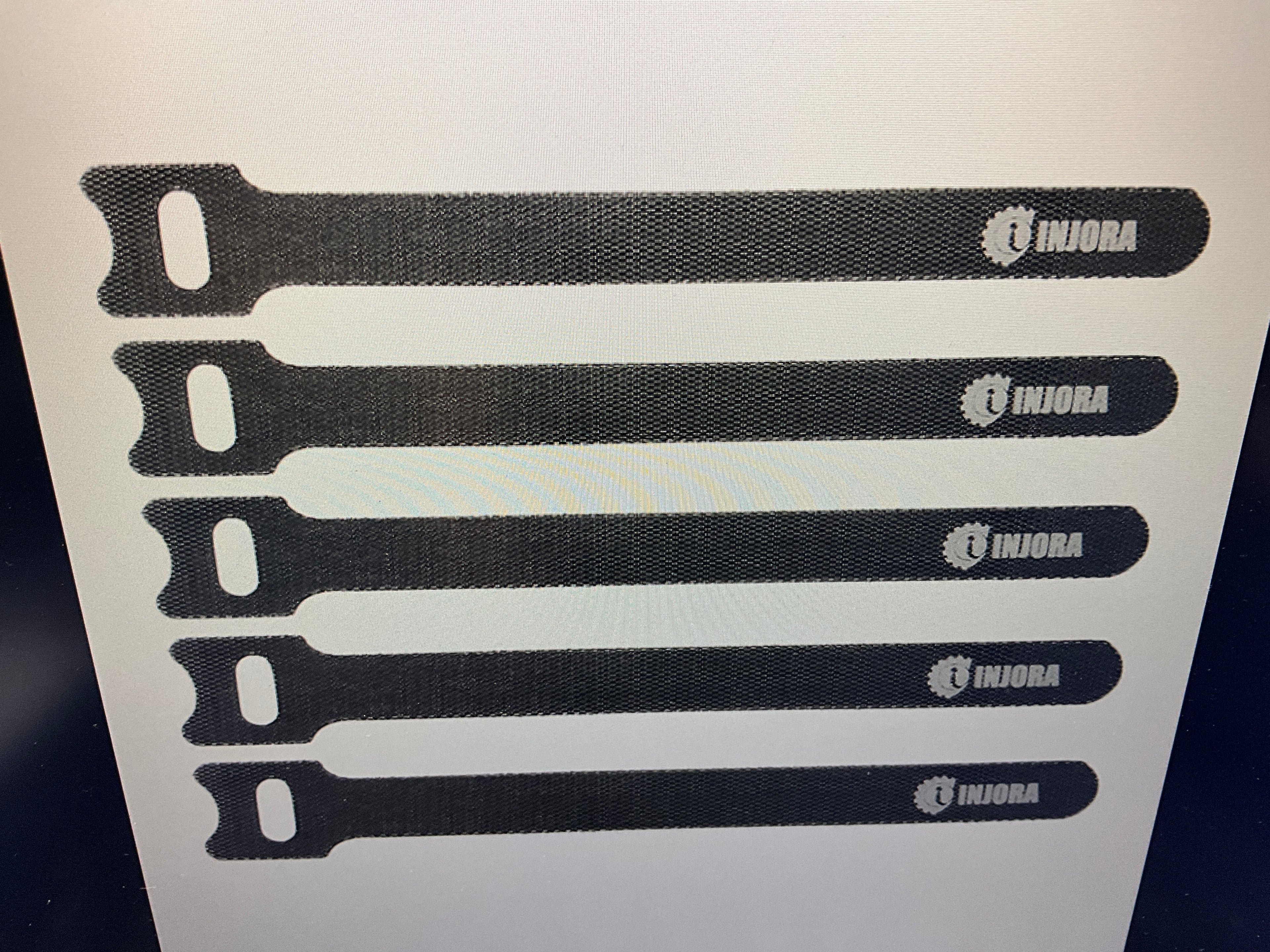 INJORA 150*12mm Battery Straps for 1/18 1/24 RC Crawlers