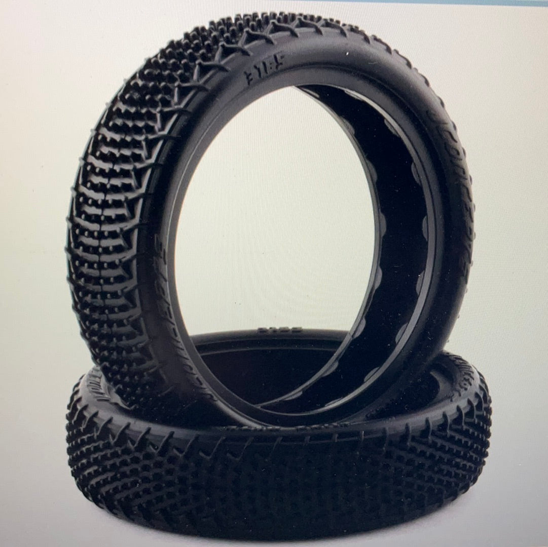 JConcepts Fuzz Bite LP Carpet 2.2" 2WD Front Buggy Tires (2) (Pink)