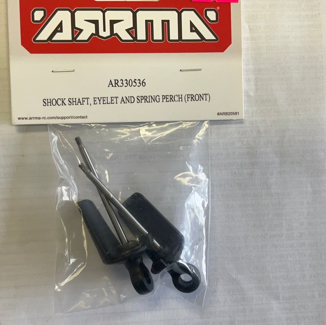 ARRMA Shock Shaft Eyelet and Spring Perch Front (AR330536)