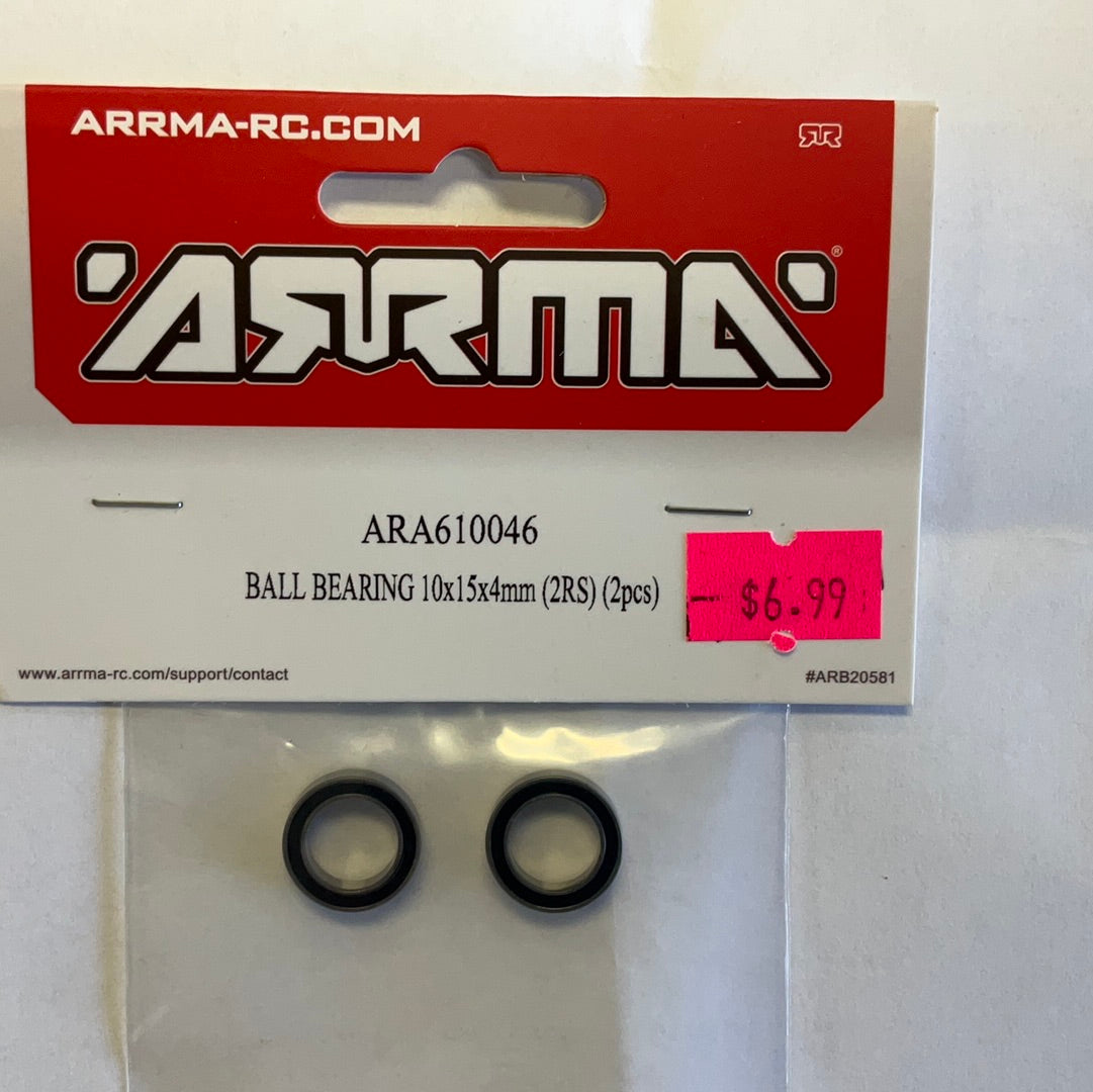 ARRMA Ball Bearing 10x15x4mm 2RS (2)