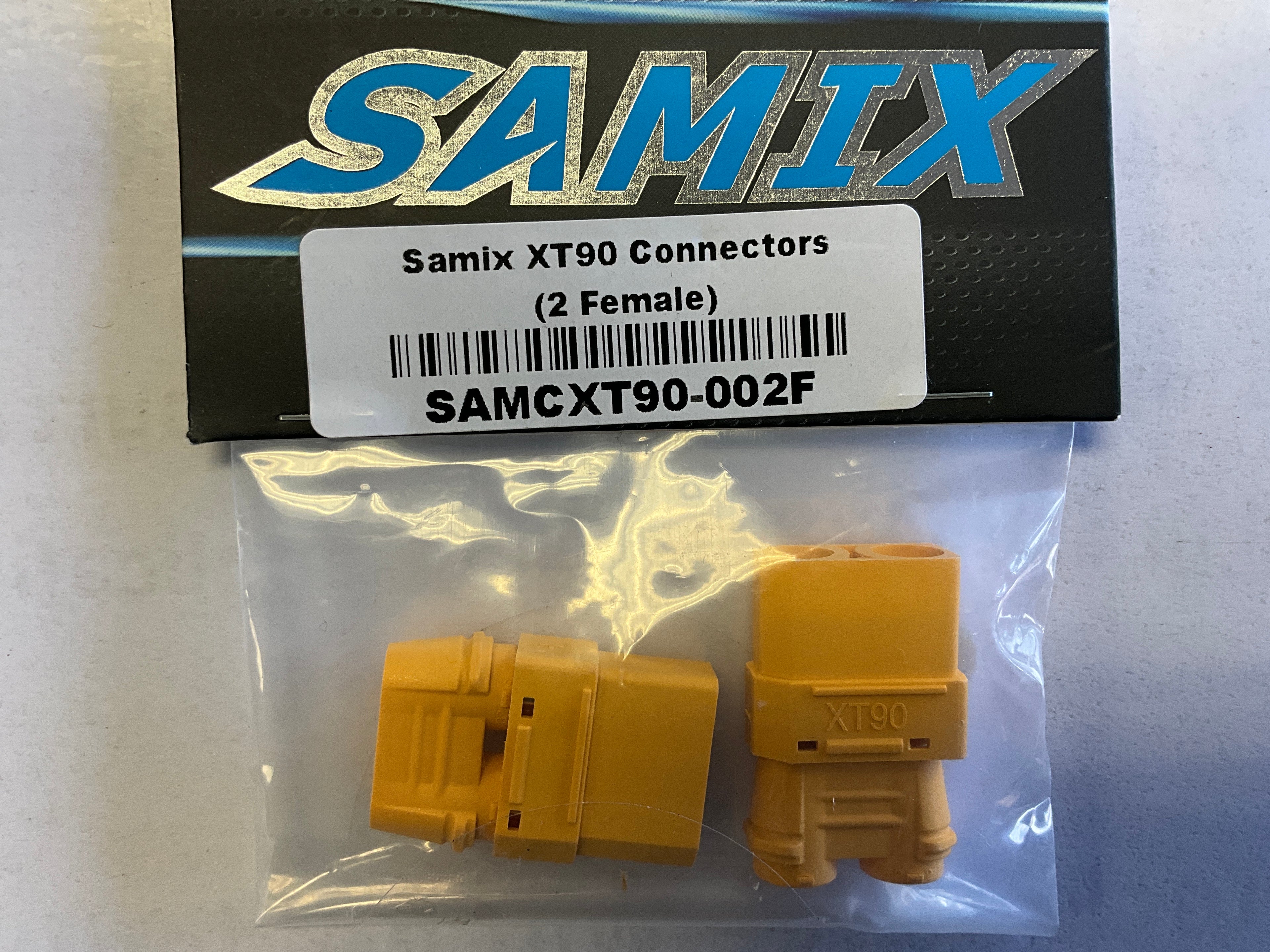 Samix XT90 Connectors (2 Female) w/Wire Covers