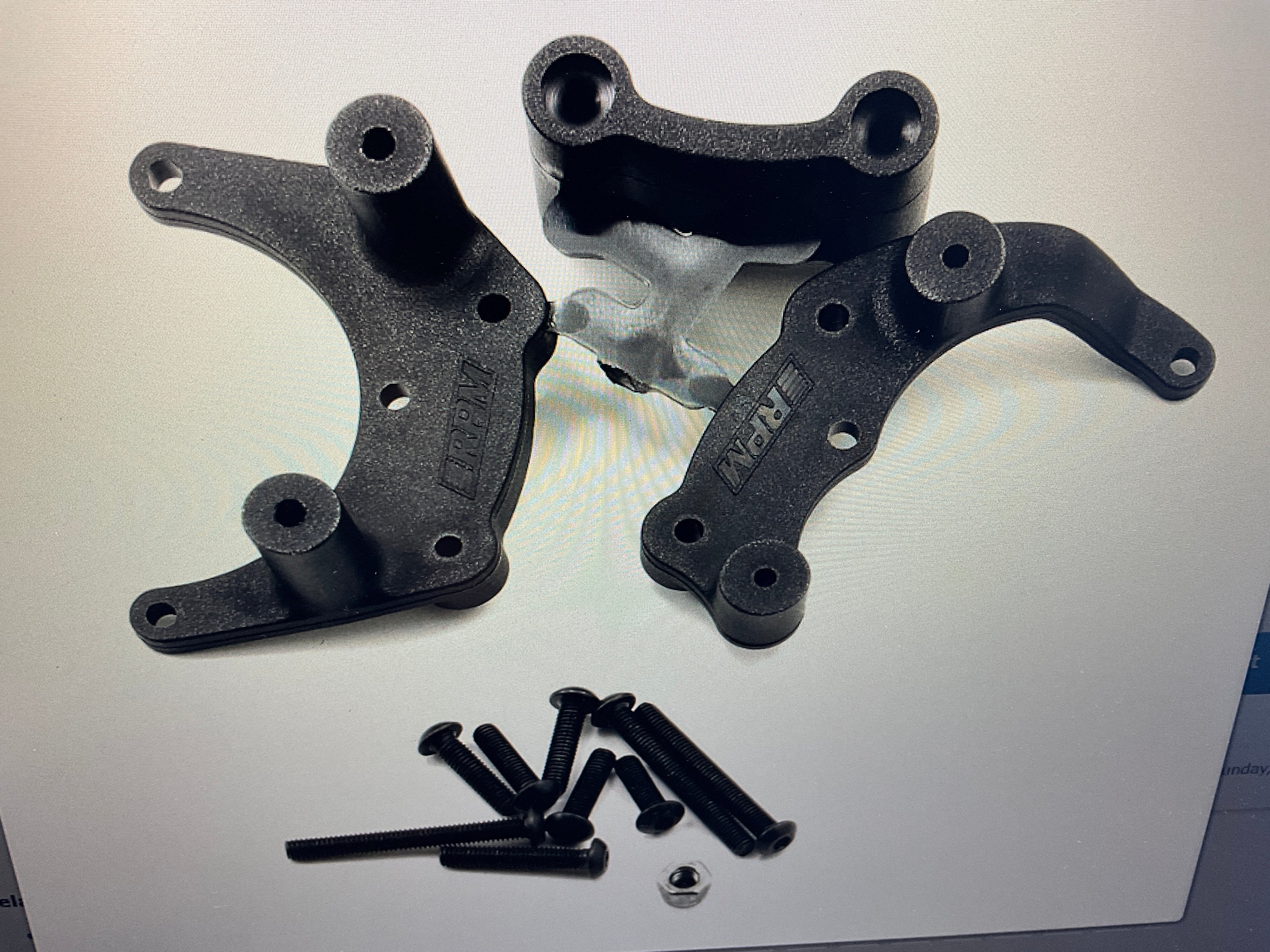 RPM Bumper Mount for Traxxas Rustler/Stampede/Bandit/Slash (Black)