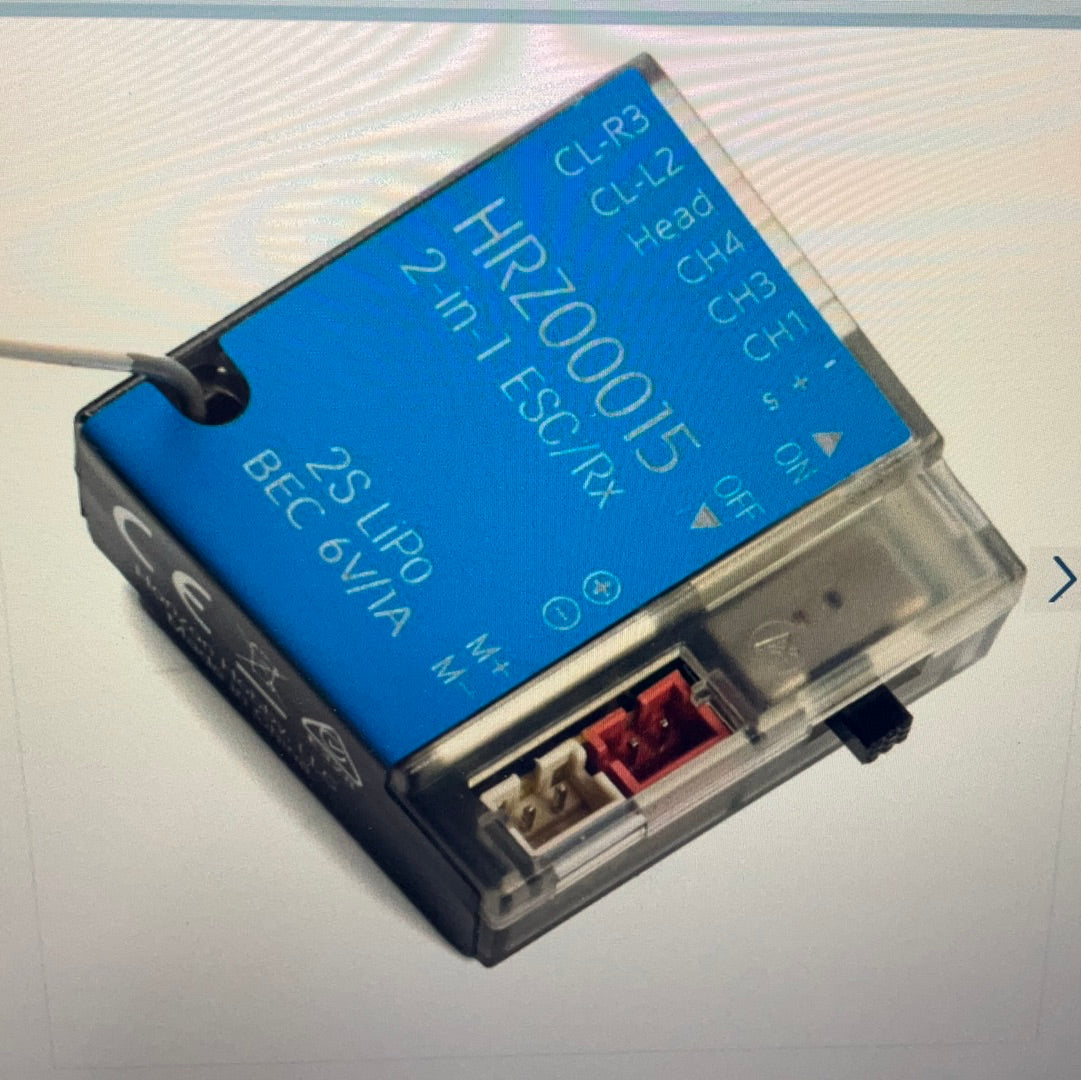 AXIAL ESC/Receiver, 2.4Ghz, EC2: 1/24