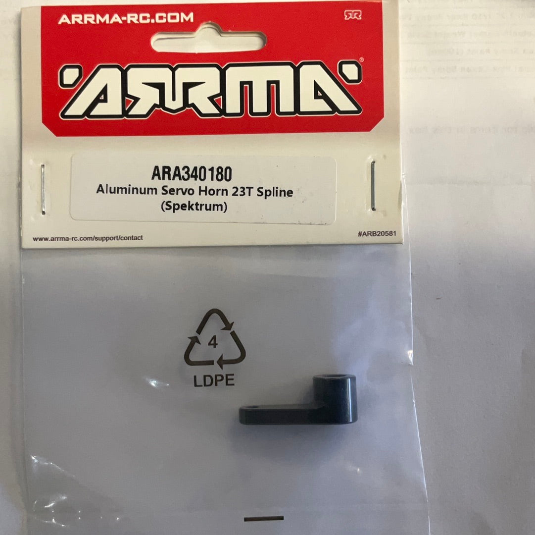 ARRMA Aluminum Servo Horn 23T Spline: Spektrum