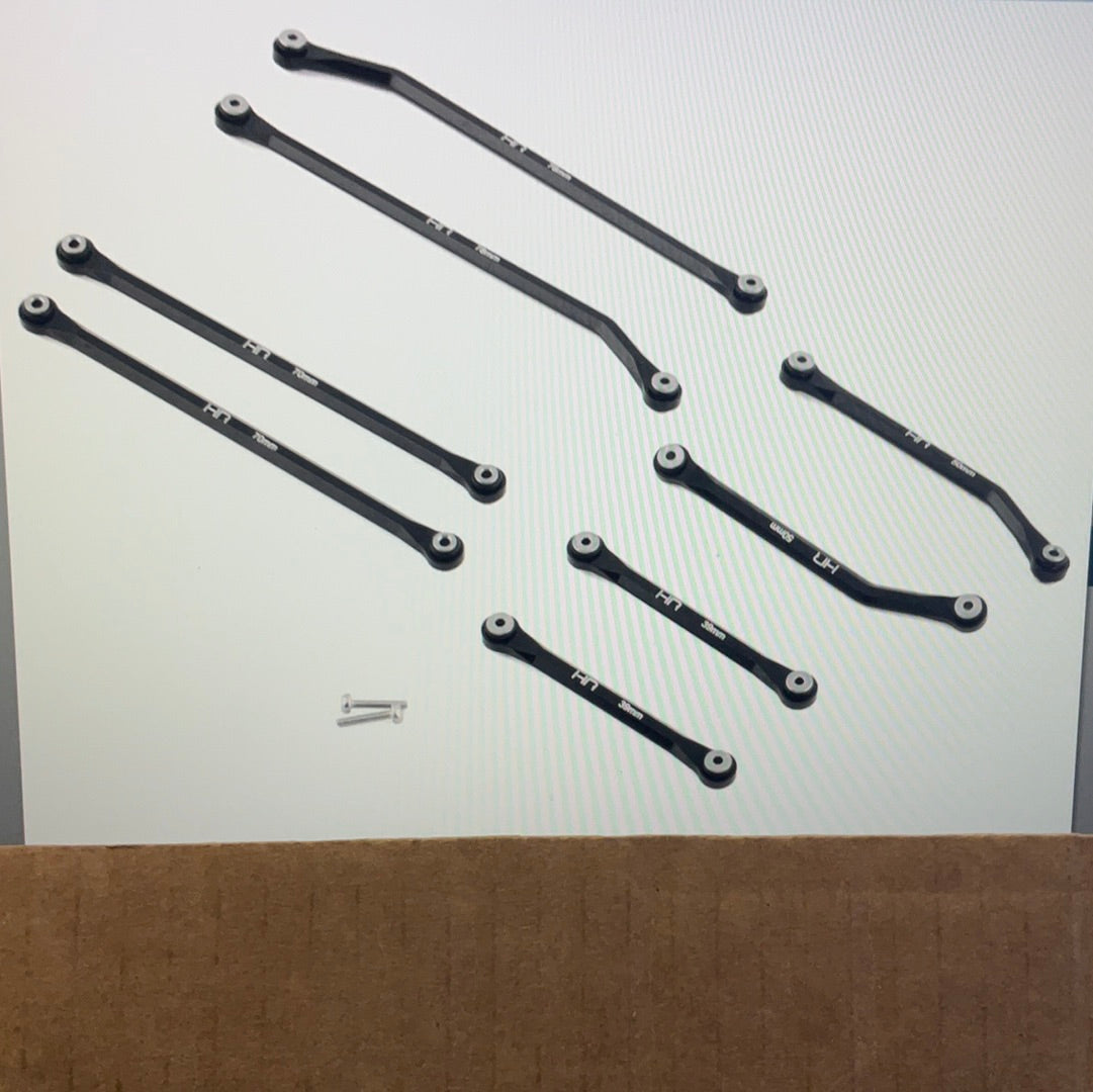 Hot Racing Axial SCX24 Aluminum High Clearance 4 Link Set (153.7mm)