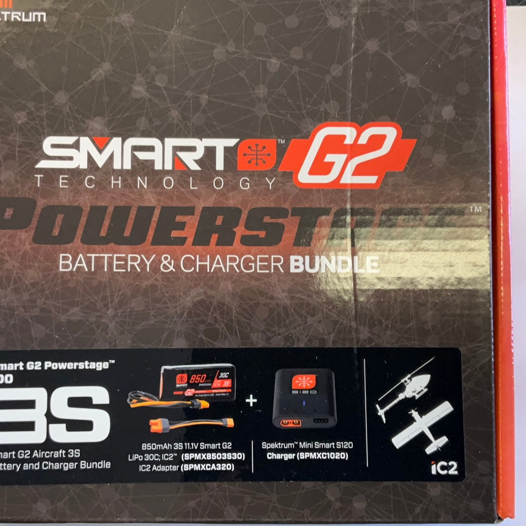 SPEKTRUM Smart Powerstage Air Bundle: 850mAh 3S G2 LiPo Battery / S120 Charger