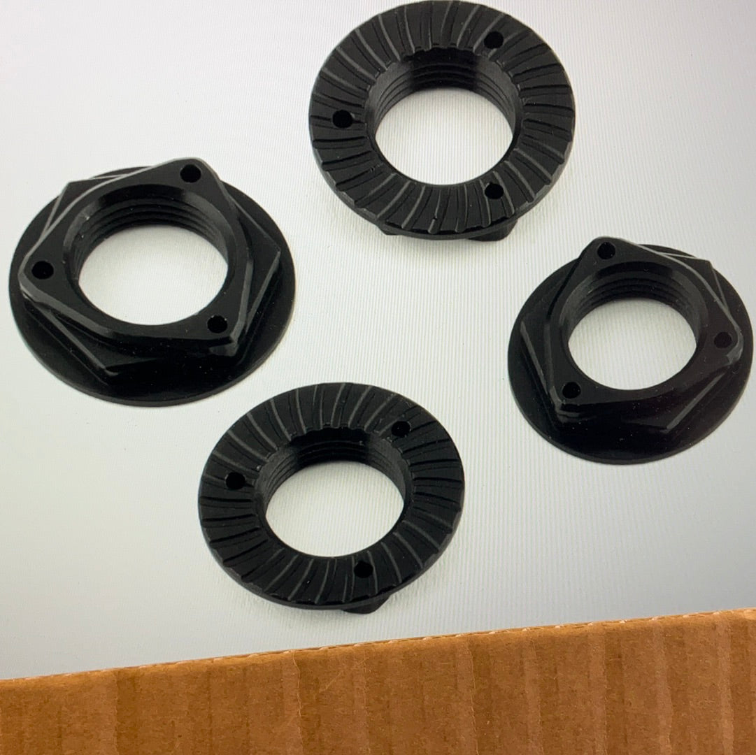 J&T Bearing Co. 17mm Wheel Nuts (Black) (4)