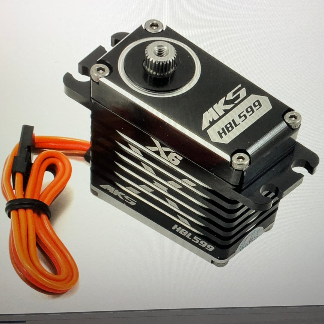 MKS Servos X6 HBL599 Brushless Titanium Gear High Torque Digital Servo (High Voltage)